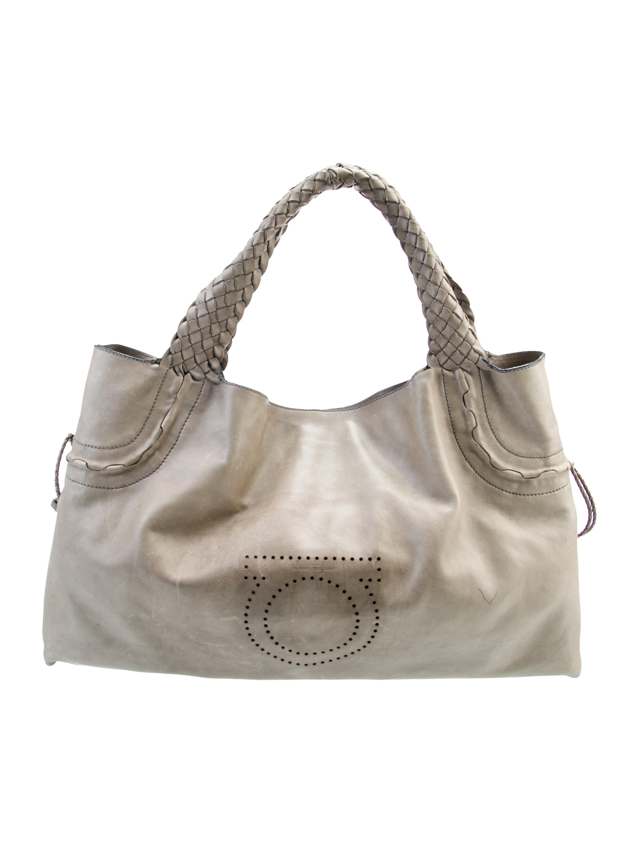 Salvatore Ferragamo Leather Hobo