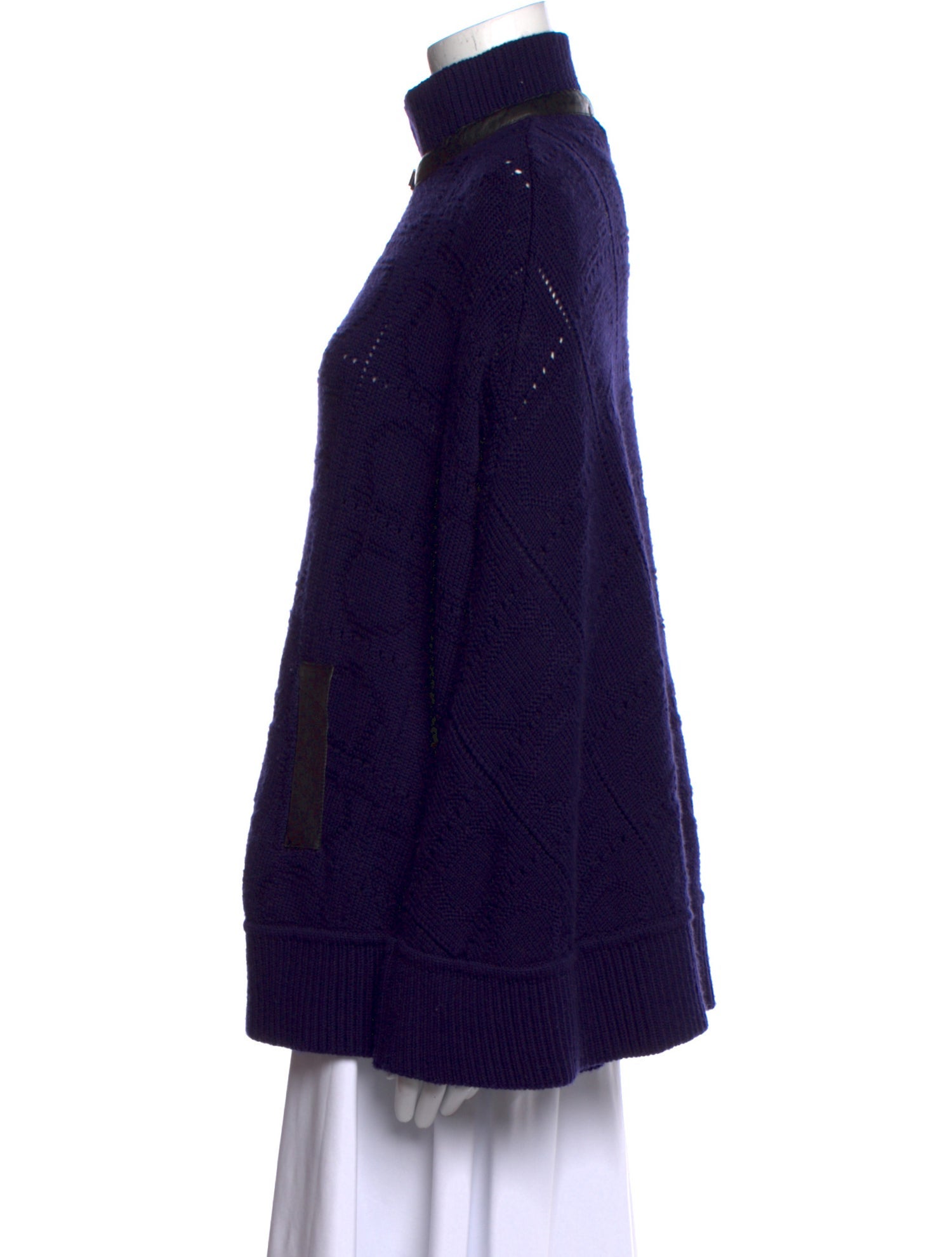 Salvatore Ferragamo Wool Mock Neck Sweater