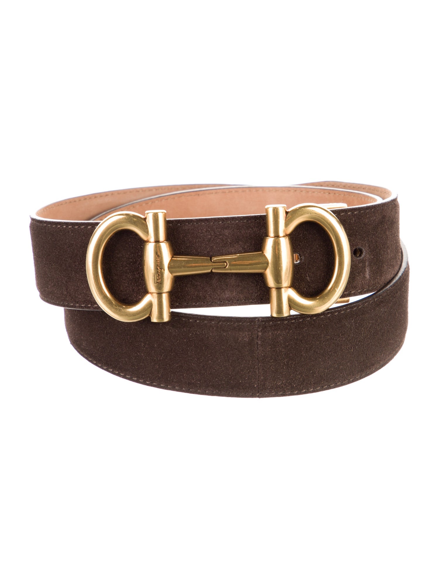 Salvatore Ferragamo Suede Belt Kit