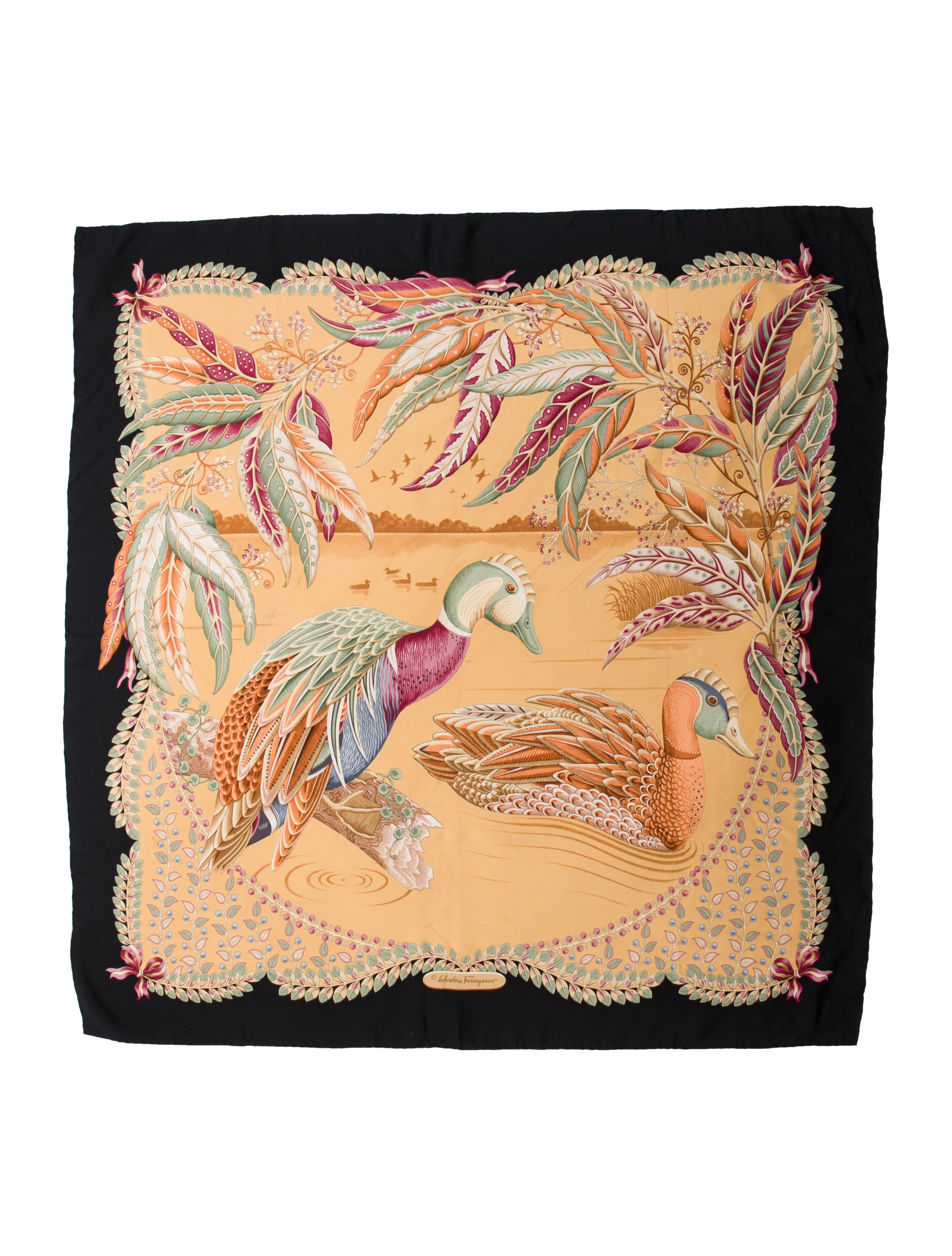 Salvatore Ferragamo Printed Scarf