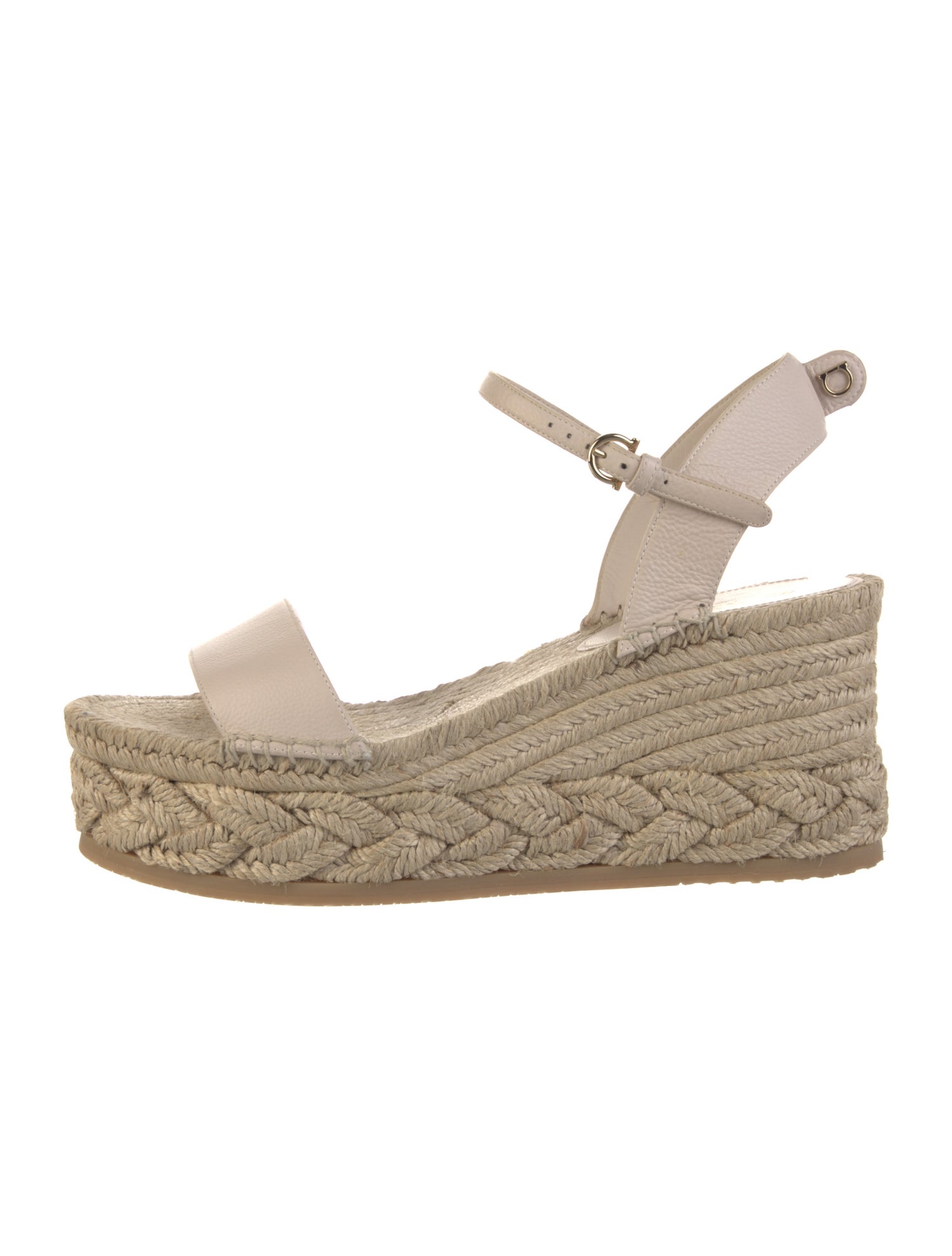 Salvatore Ferragamo Leather Espadrilles
