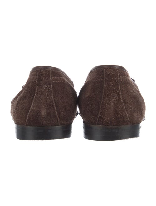 Salvatore Ferragamo Gancini Logo Suede Dress Loafers