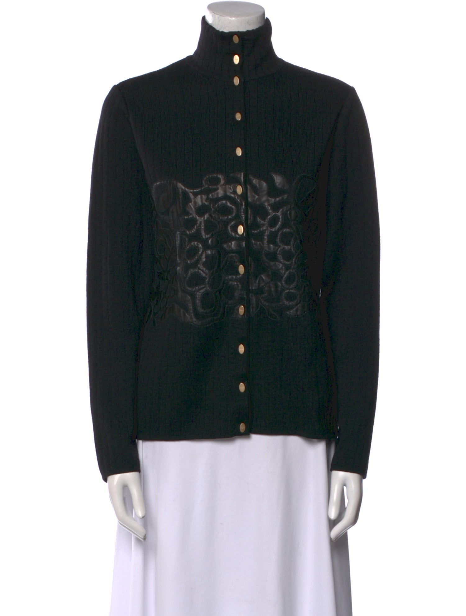 Salvatore Ferragamo Wool Graphic Print Sweater