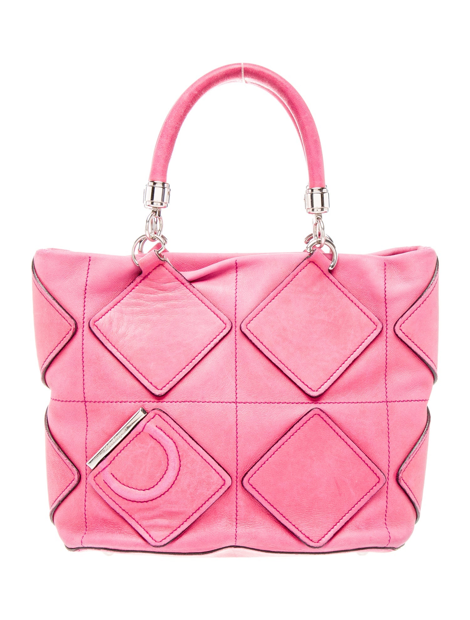 Salvatore Ferragamo Leather Top Handle Bag