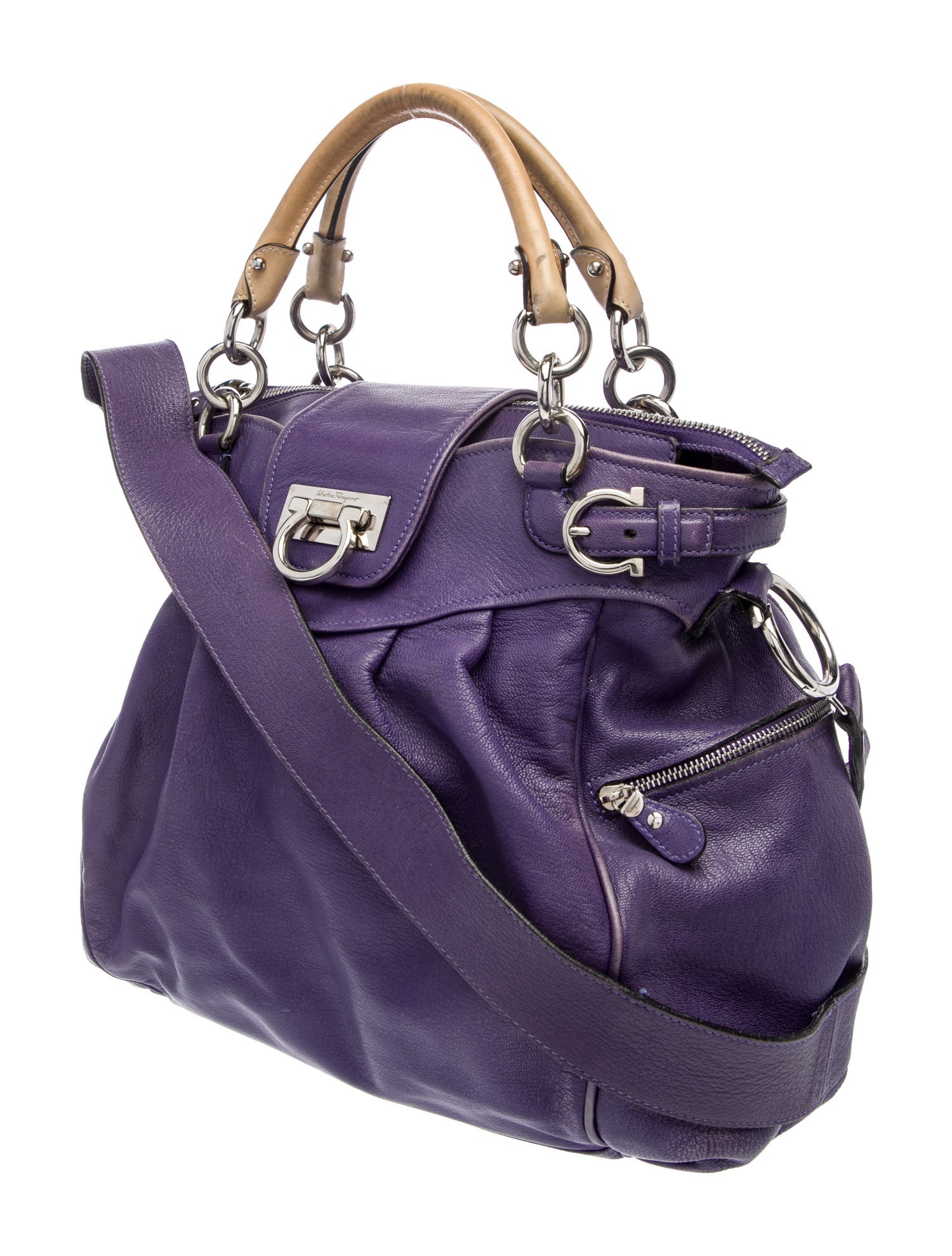 Salvatore Ferragamo Leather Shoulder Bag