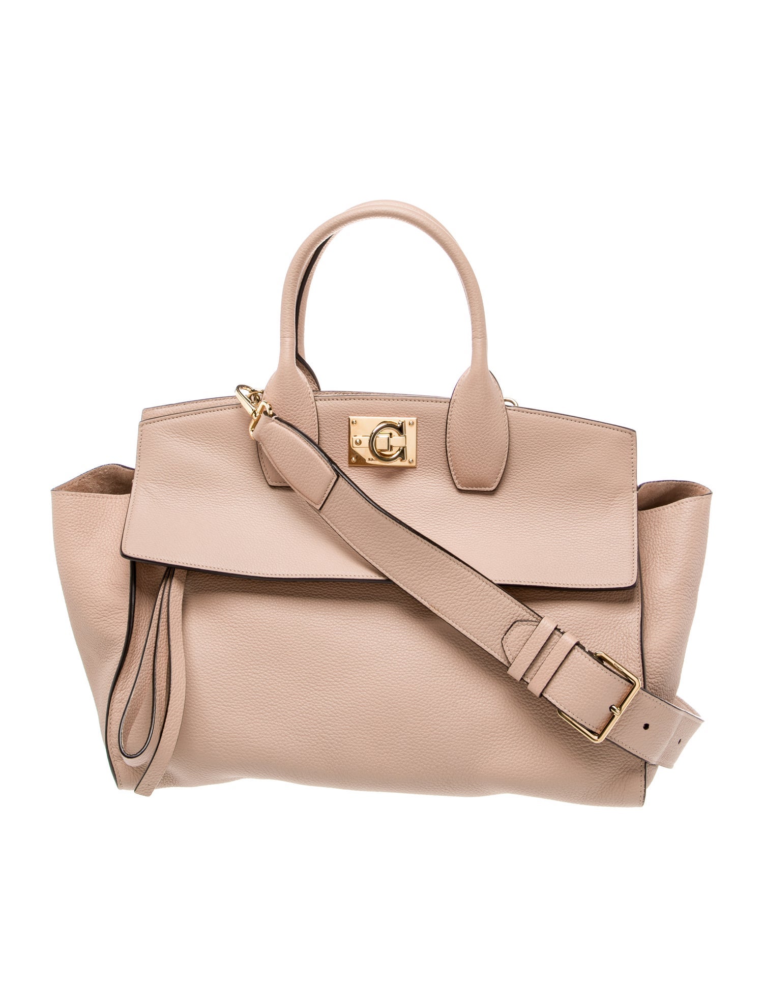 Salvatore Ferragamo Leather Top Handle Bag