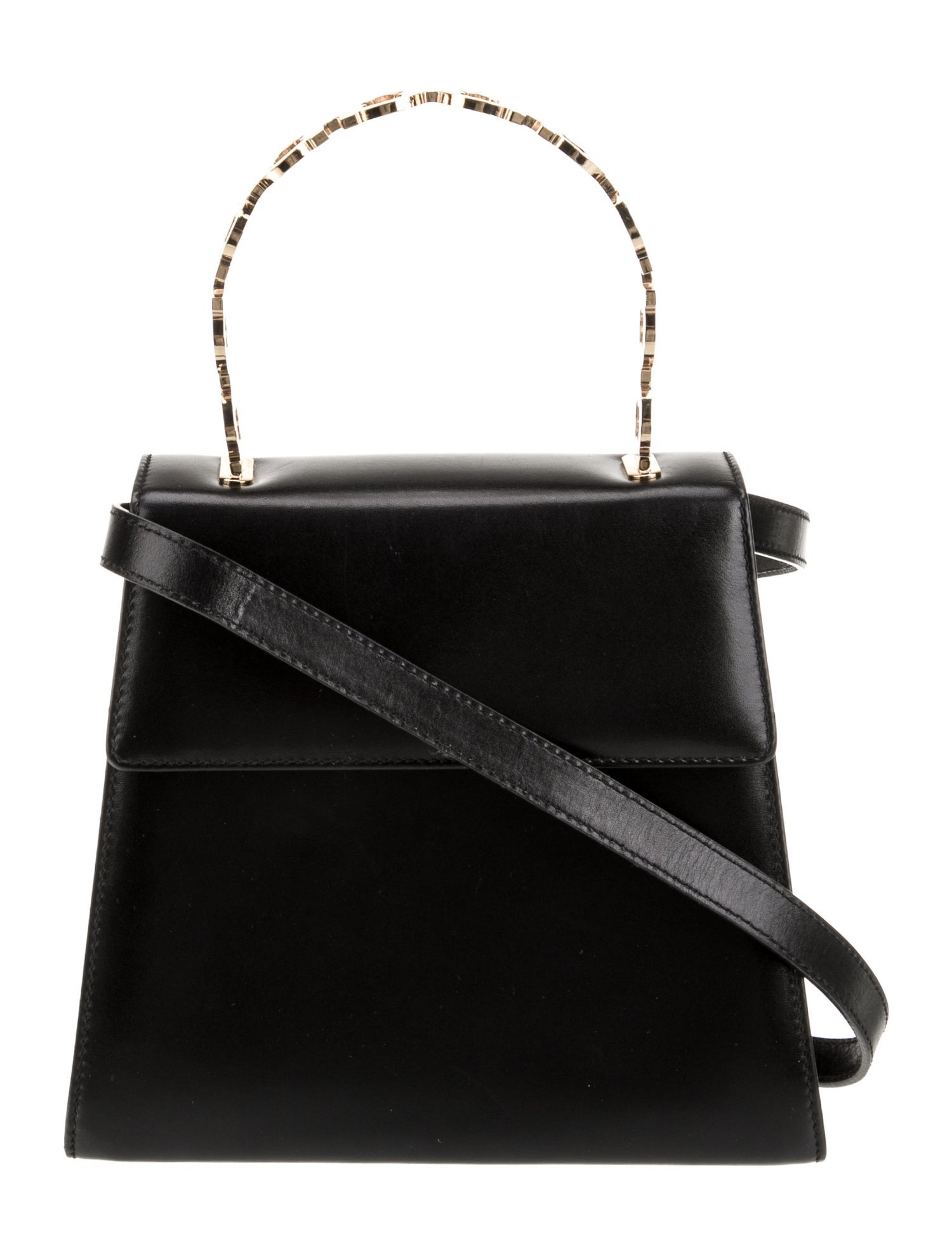 Salvatore Ferragamo Leather Top Handle Bag