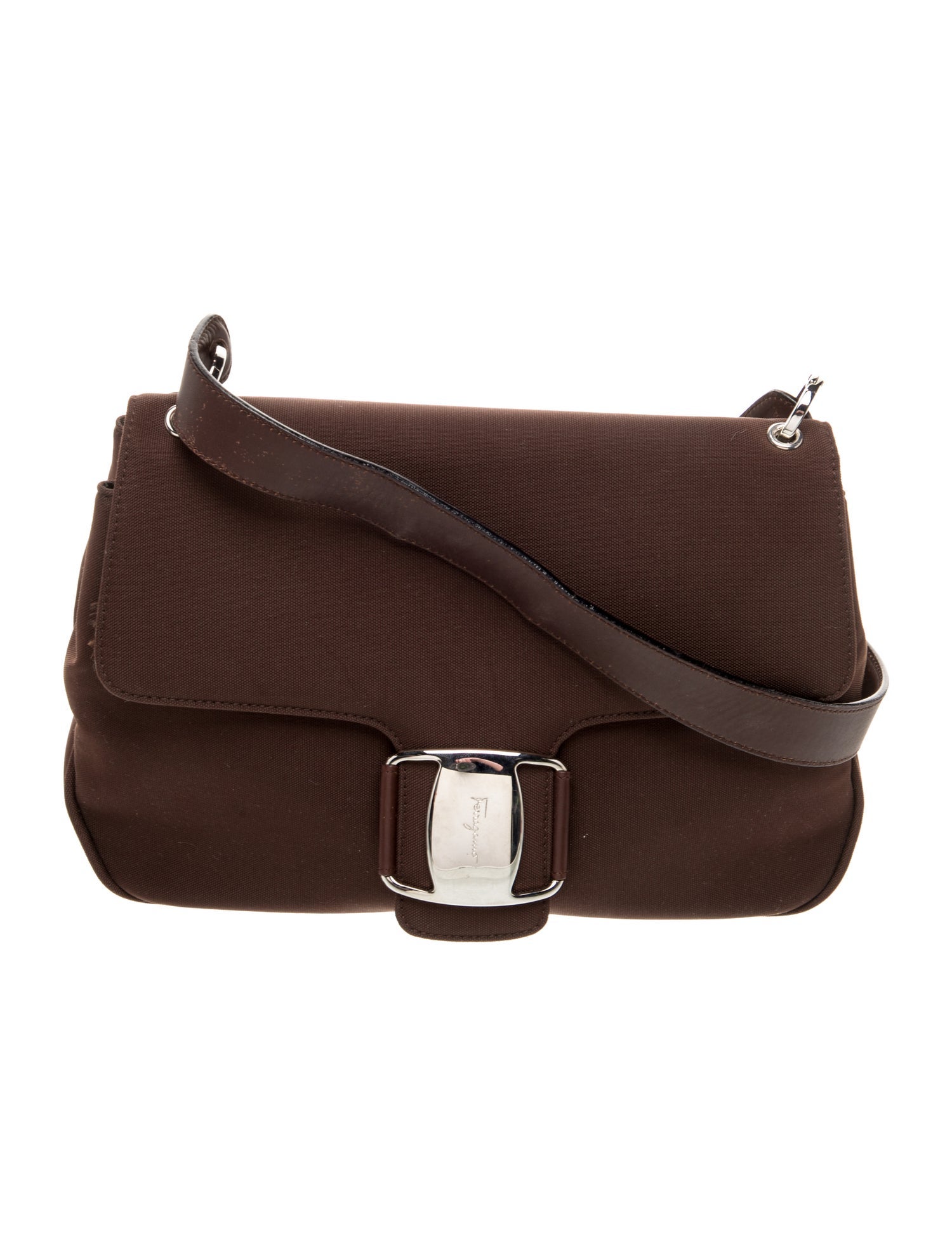 Salvatore Ferragamo Nylon Shoulder Bag
