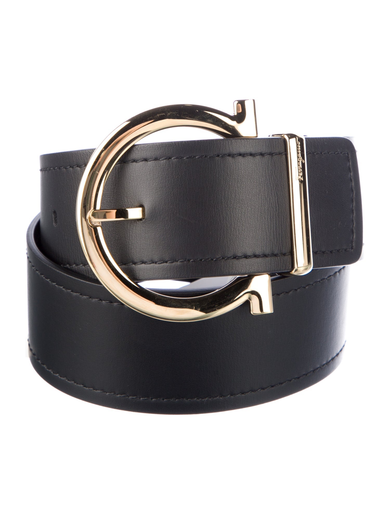 Salvatore Ferragamo Wide Leather Belt