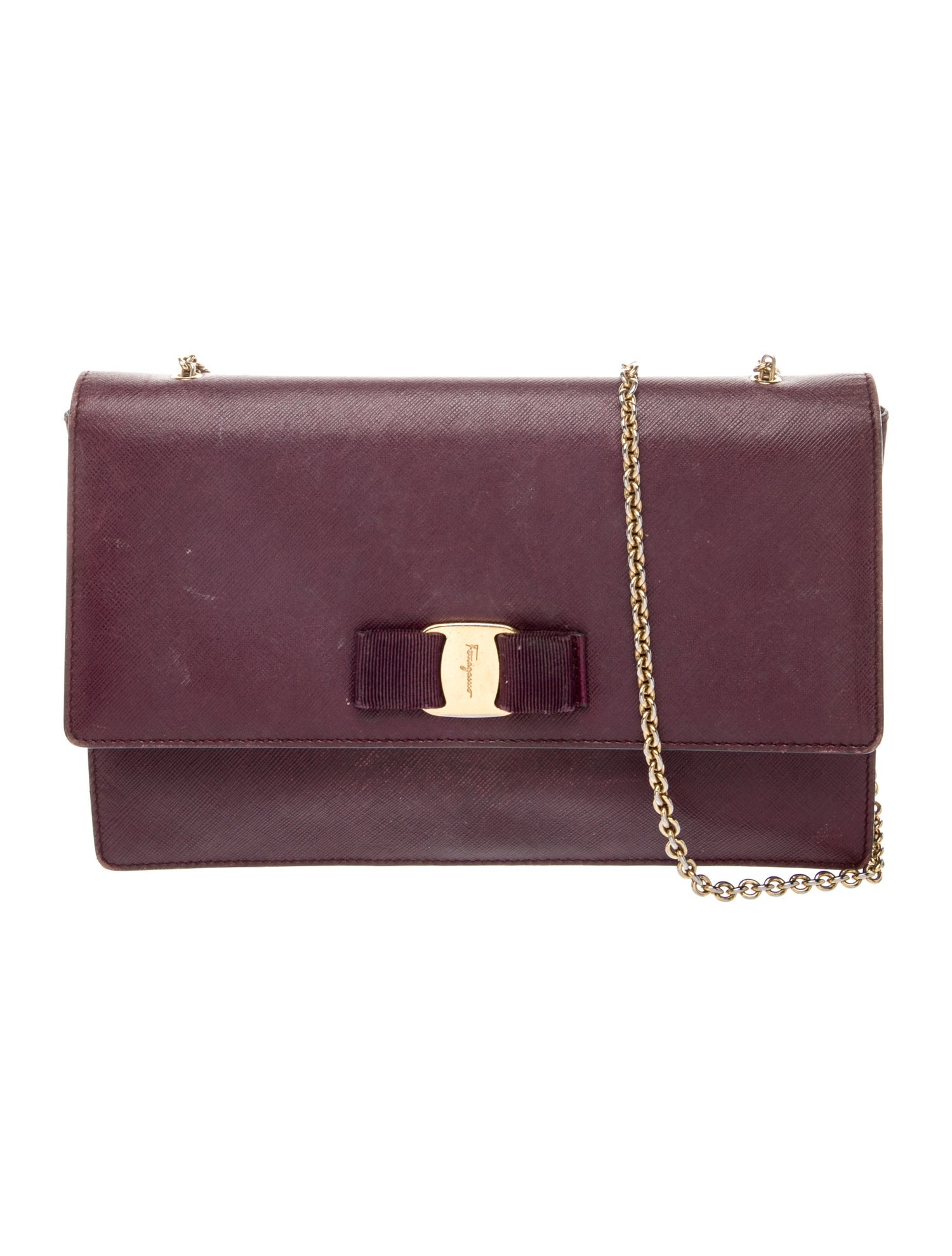 Salvatore Ferragamo Vara Bow Clutch