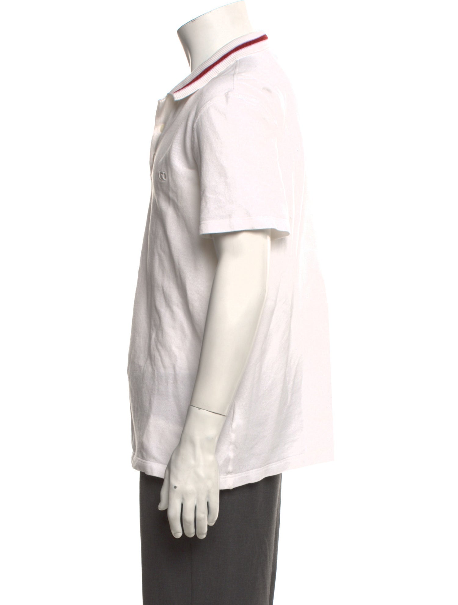 Salvatore Ferragamo Gancio Logo Collar Polo Shirt