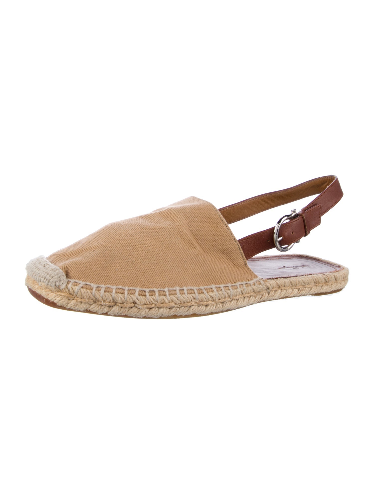 Salvatore Ferragamo Gancio Logo Canvas Espadrilles