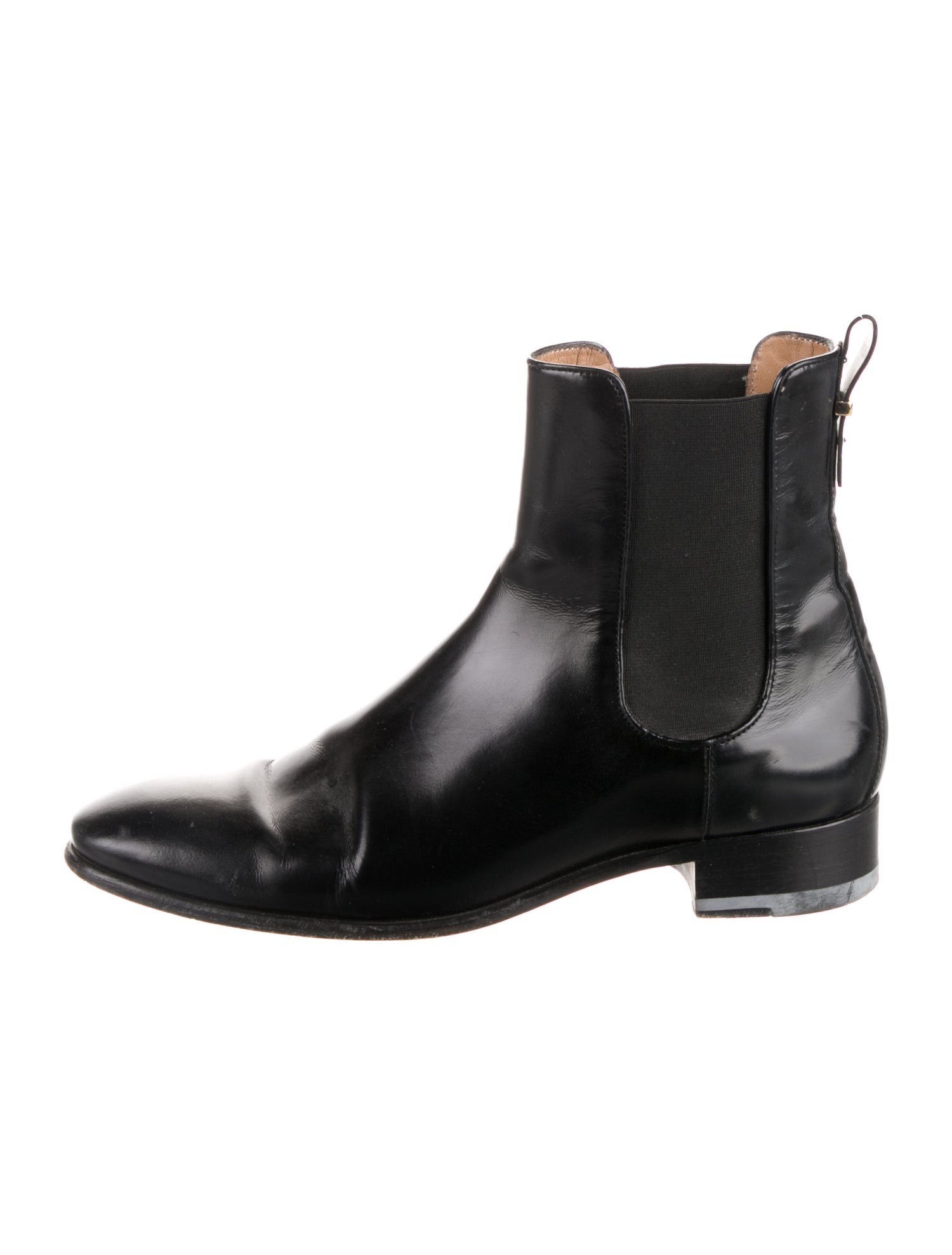 Salvatore Ferragamo Leather Chelsea Boots