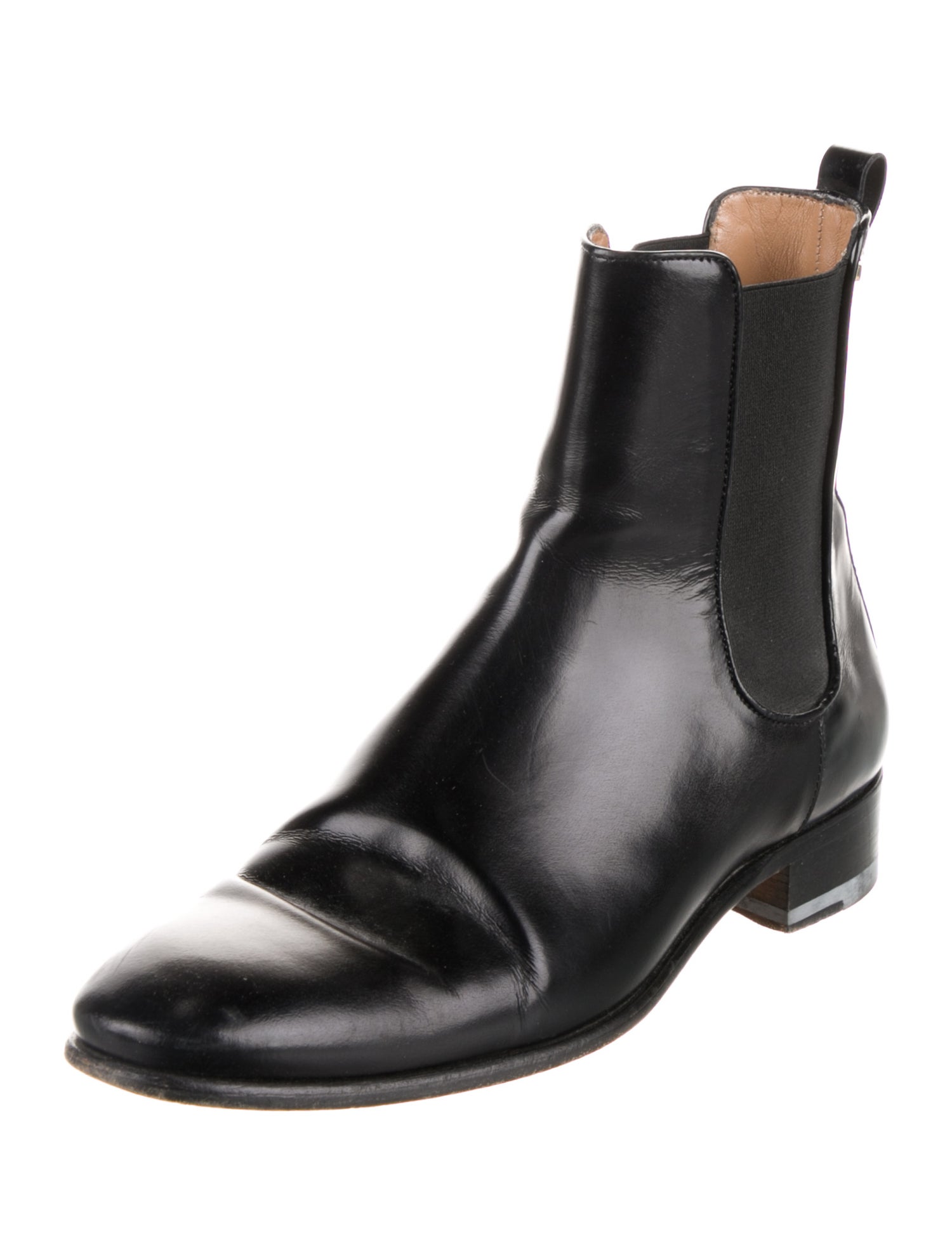 Salvatore Ferragamo Leather Chelsea Boots