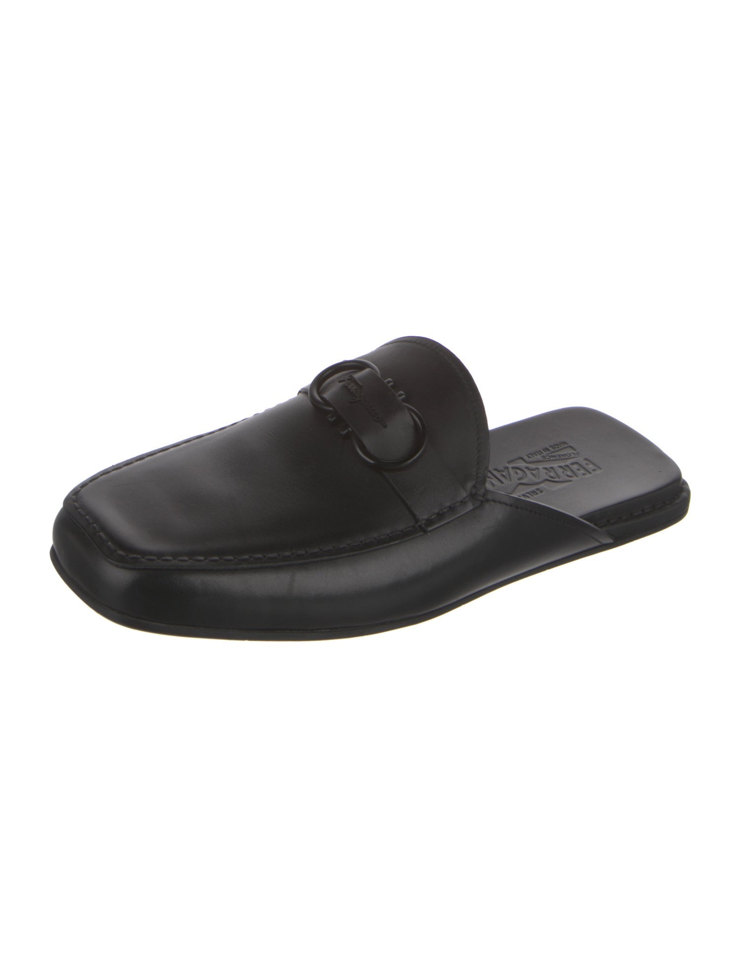 Salvatore Ferragamo Leather Slippers