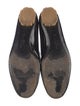 Salvatore Ferragamo Patent Leather Bow Accents Loafers