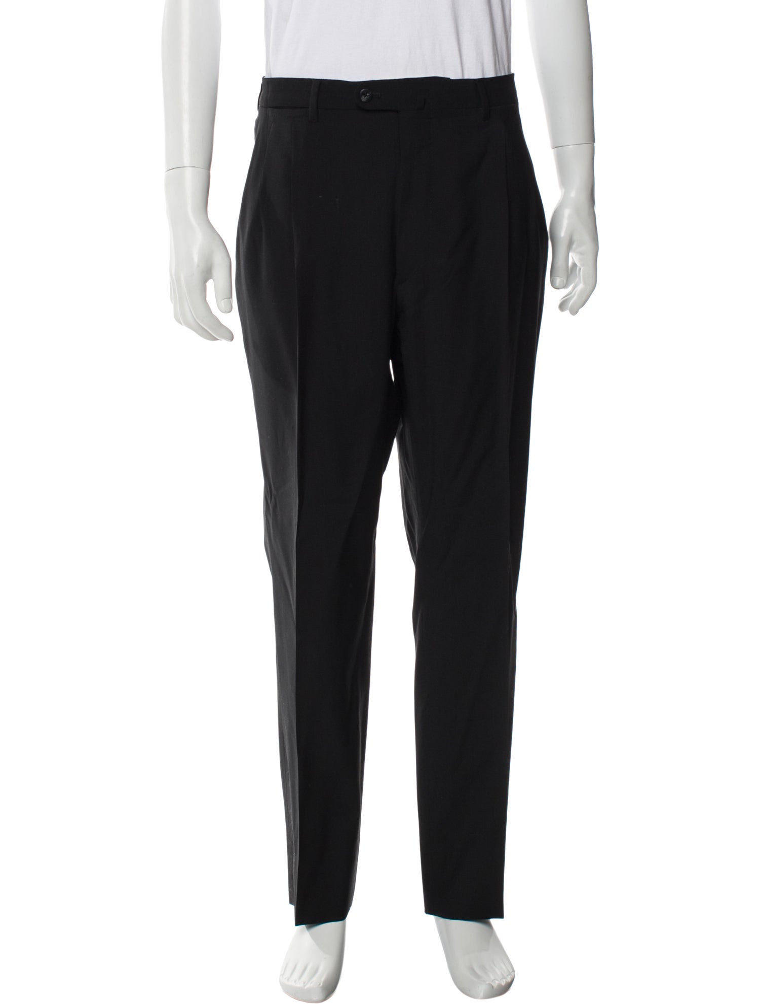 Salvatore Ferragamo Virgin Wool Dress Pants
