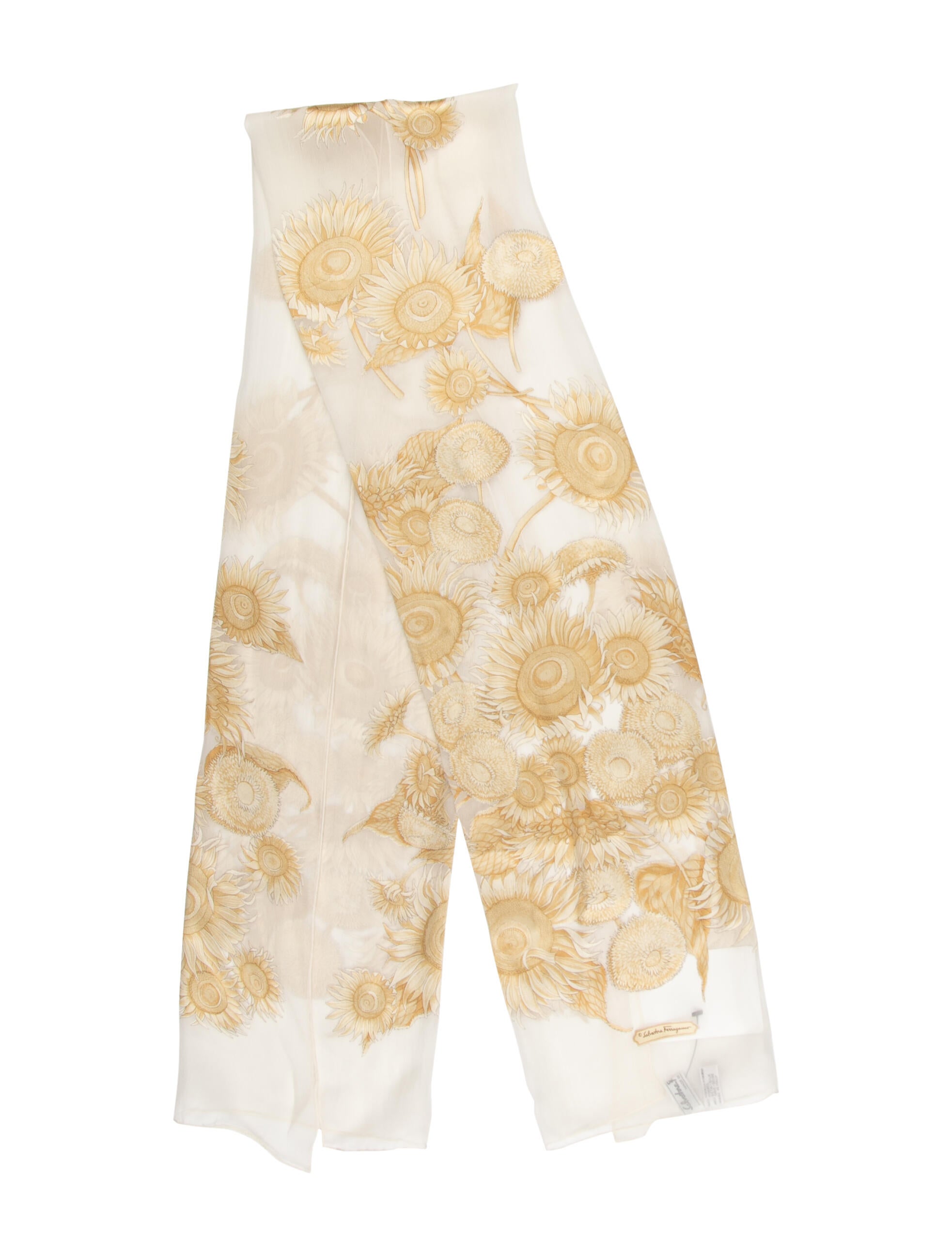Salvatore Ferragamo Floral Print Scarf