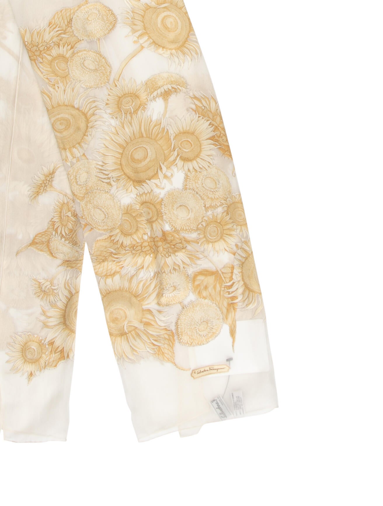 Salvatore Ferragamo Floral Print Scarf