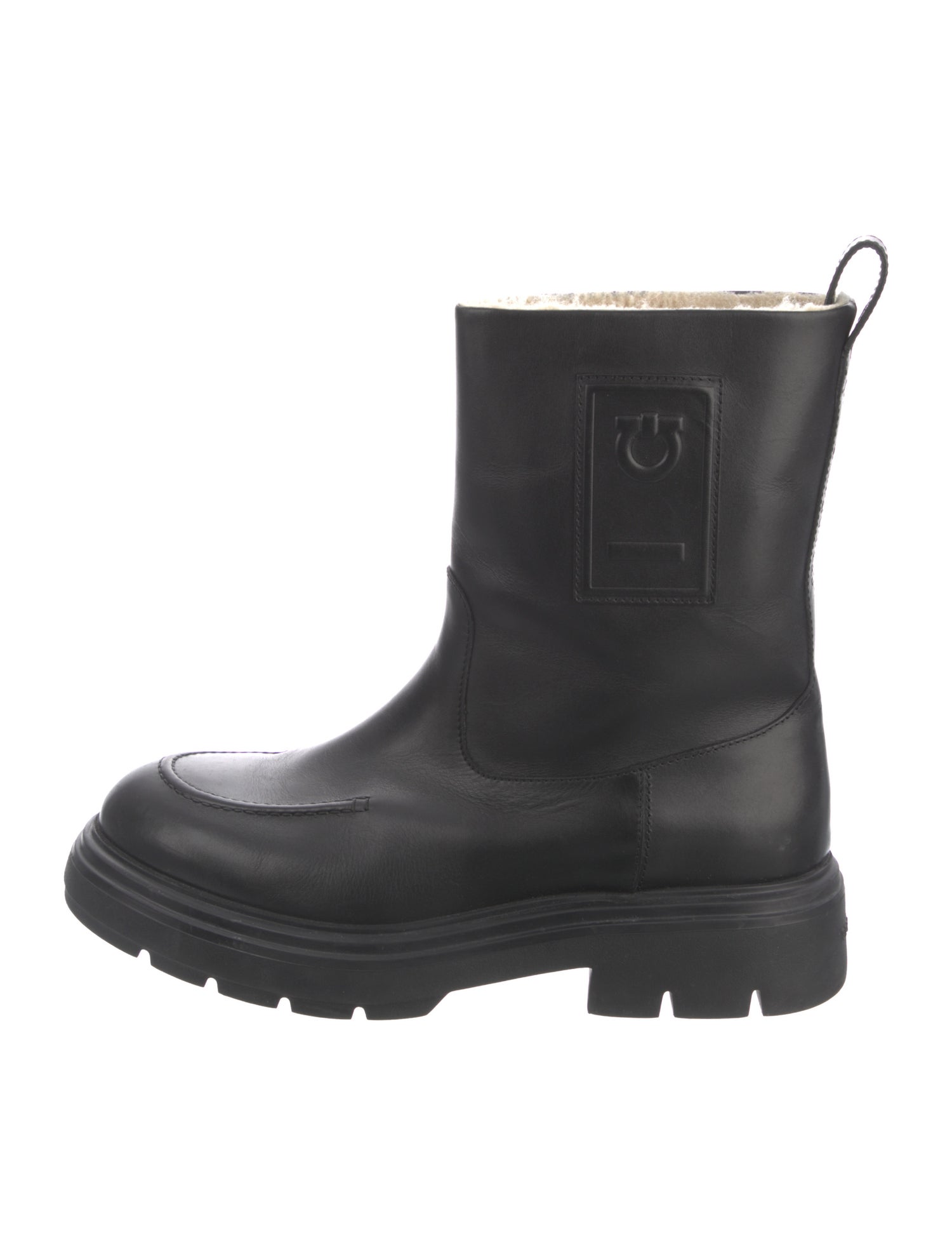 Salvatore Ferragamo Leather Rain Boots