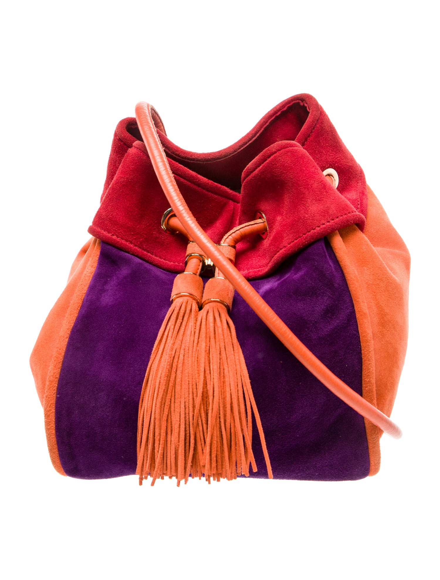 Salvatore Ferragamo Suede Bucket Bag
