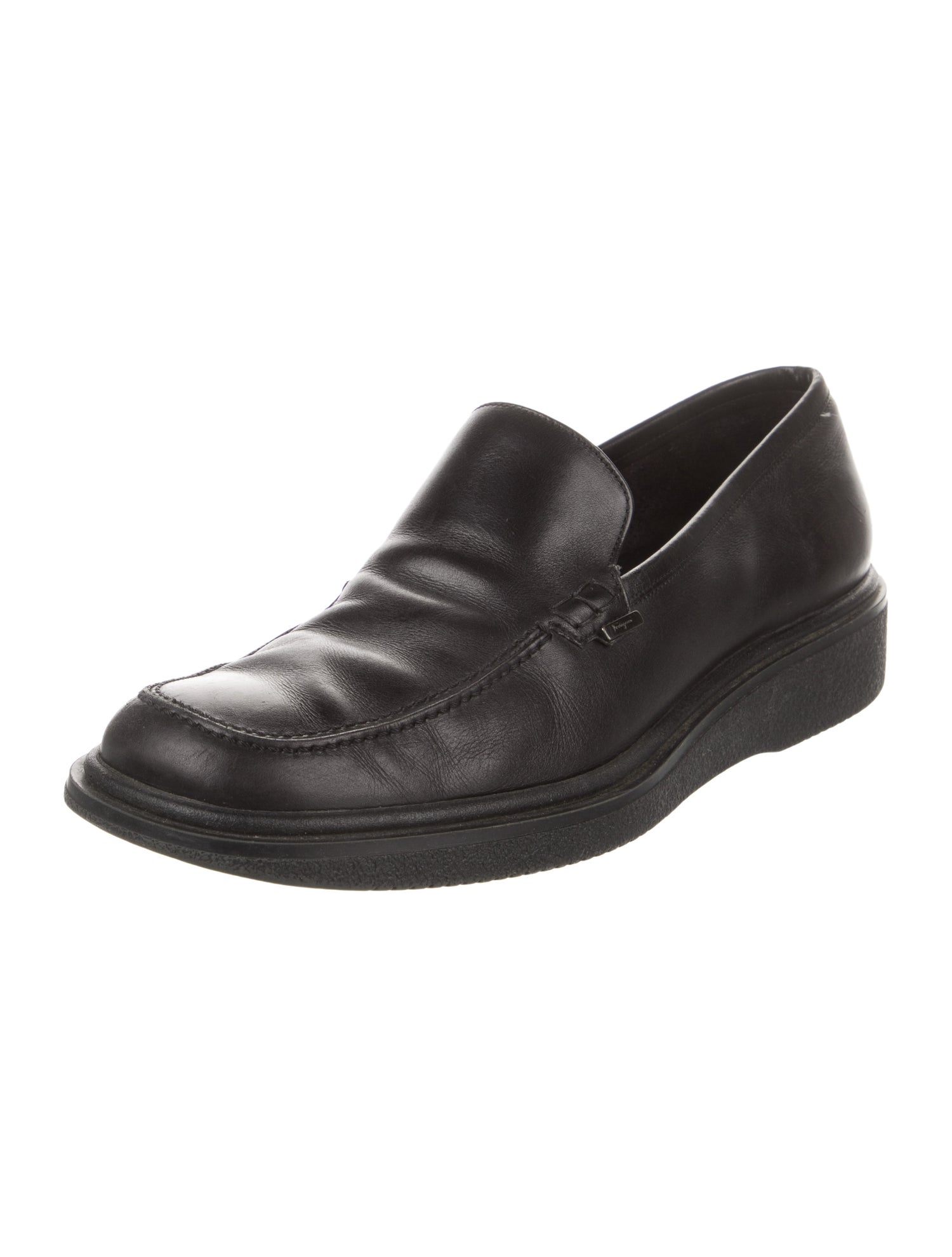 Salvatore Ferragamo Leather Dress Loafers