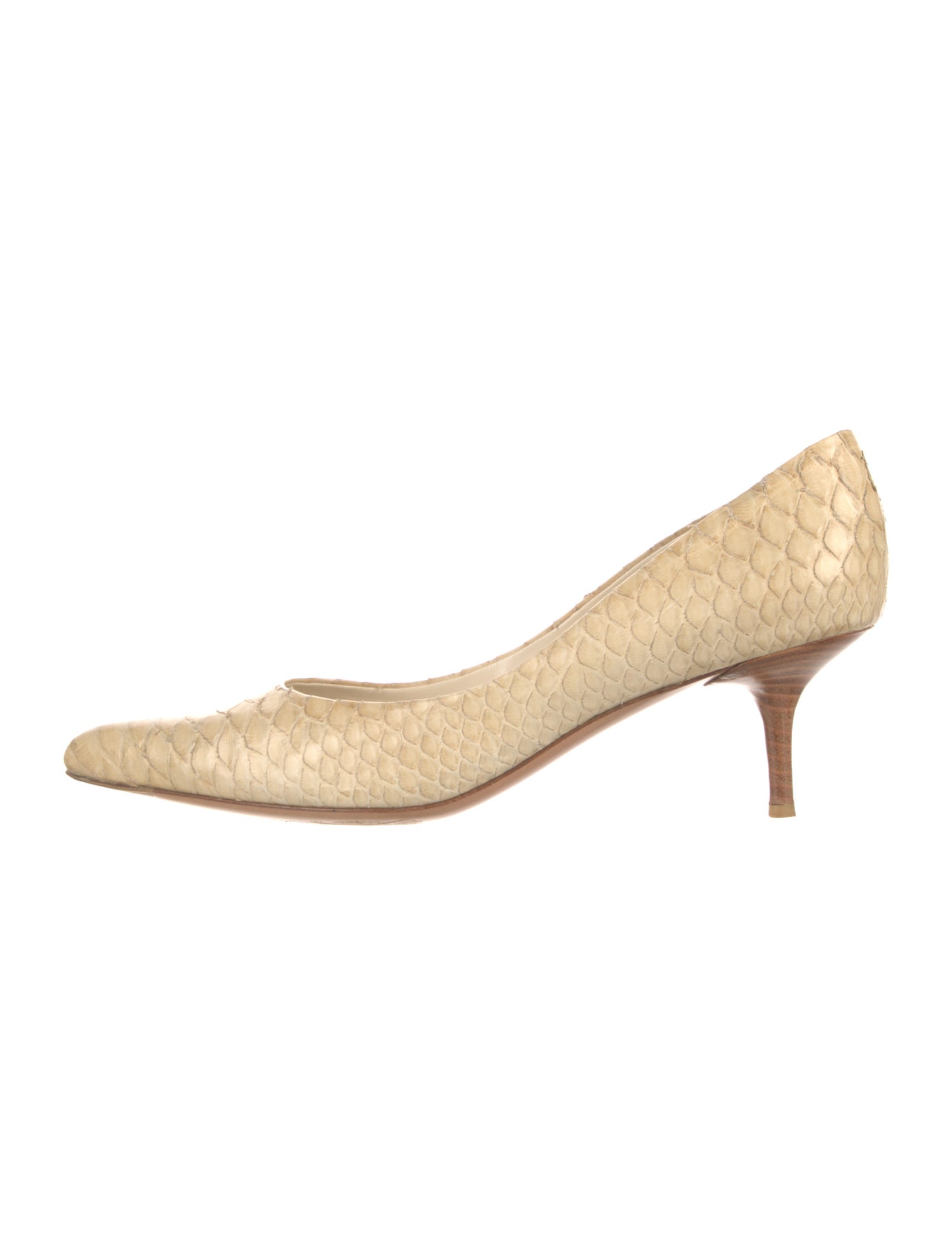 Salvatore Ferragamo Python Pumps