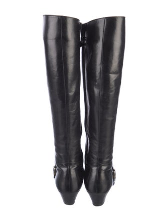 Salvatore Ferragamo Leather Riding Boots