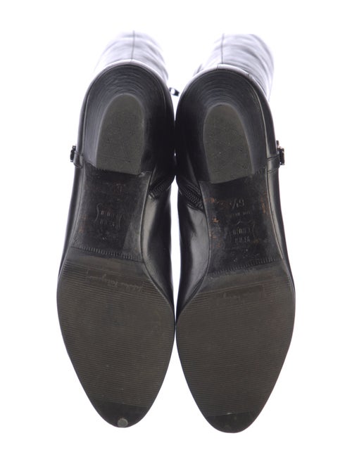 Salvatore Ferragamo Leather Riding Boots
