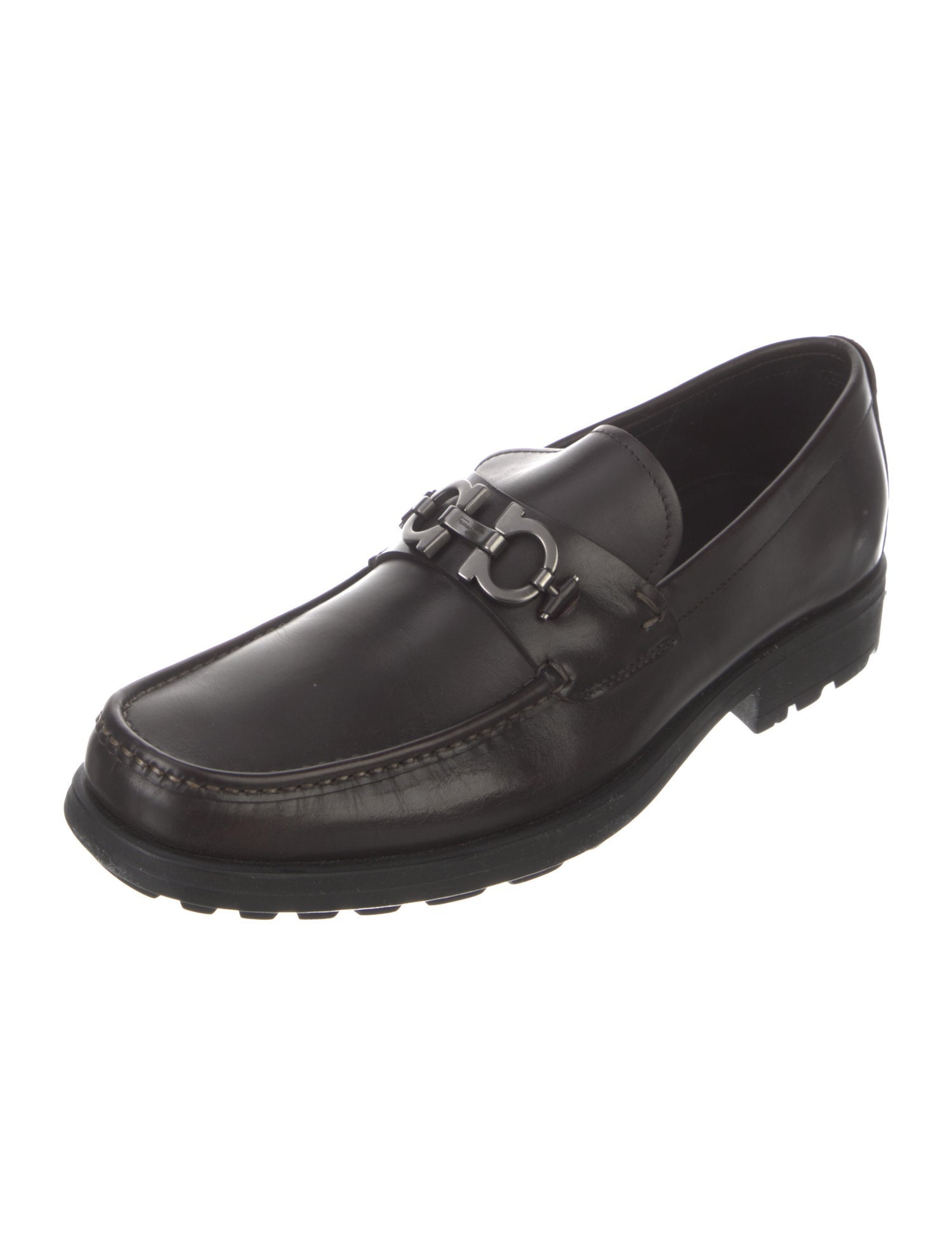 Salvatore Ferragamo Leather Dress Loafers