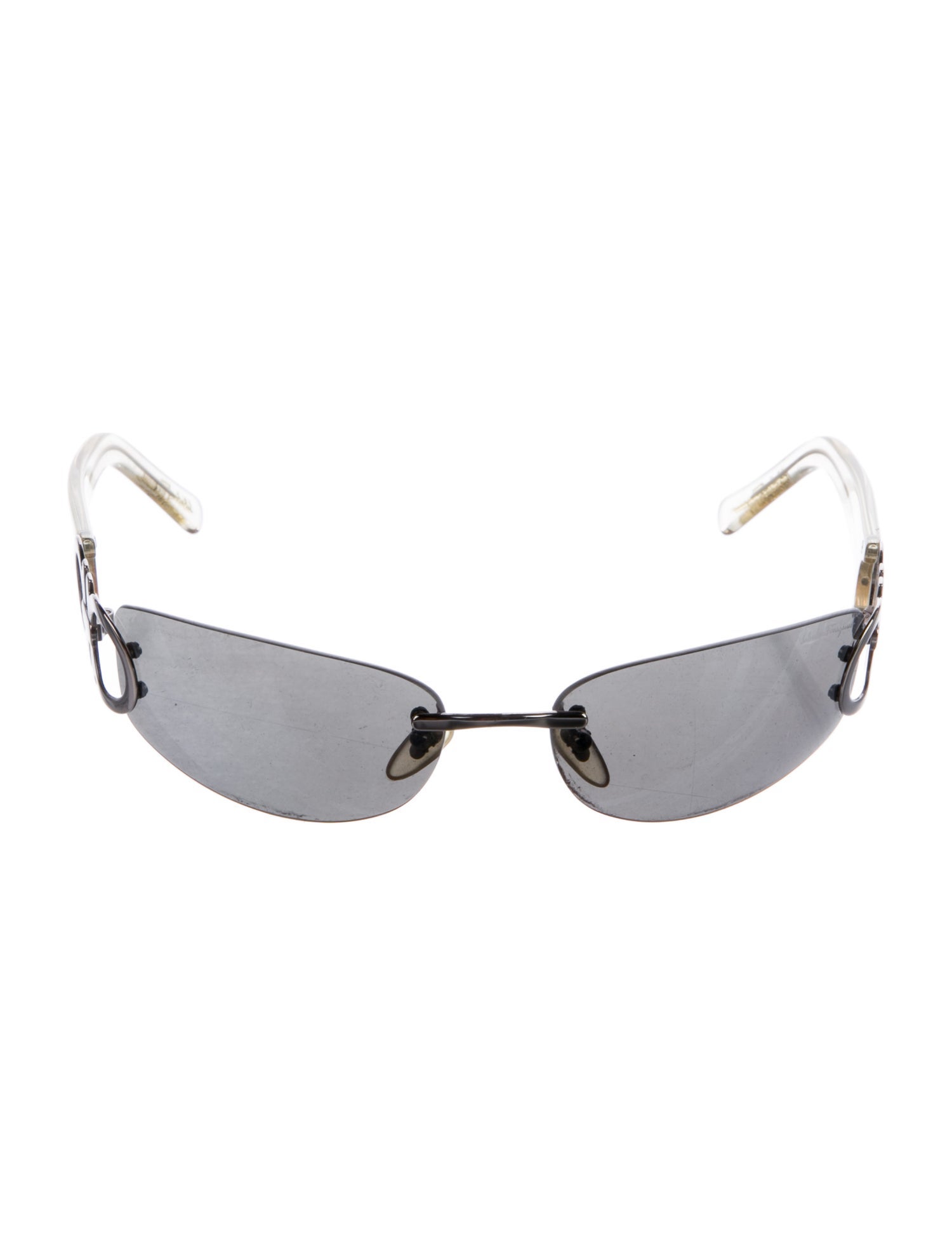Salvatore Ferragamo Shield Tinted Sunglasses