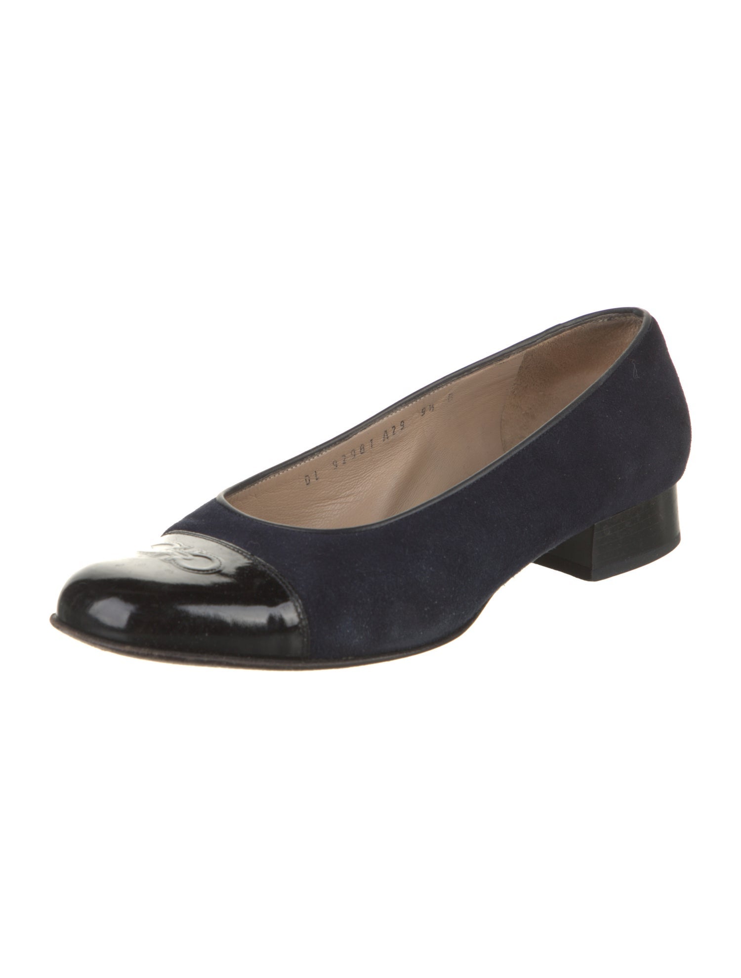 Salvatore Ferragamo Gancini Logo Suede Flats