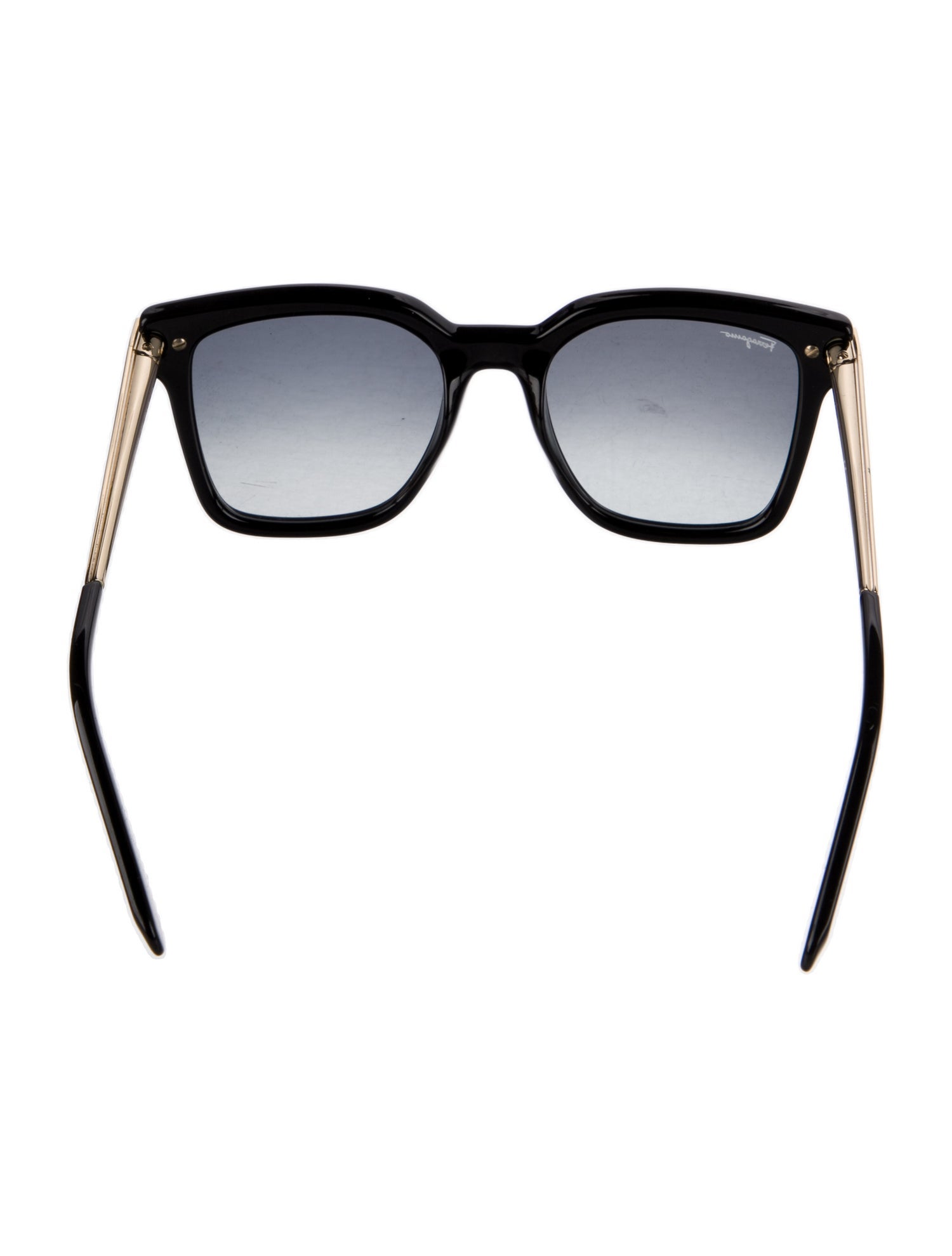 Salvatore Ferragamo Gancini Logo Wayfarer Sunglasses