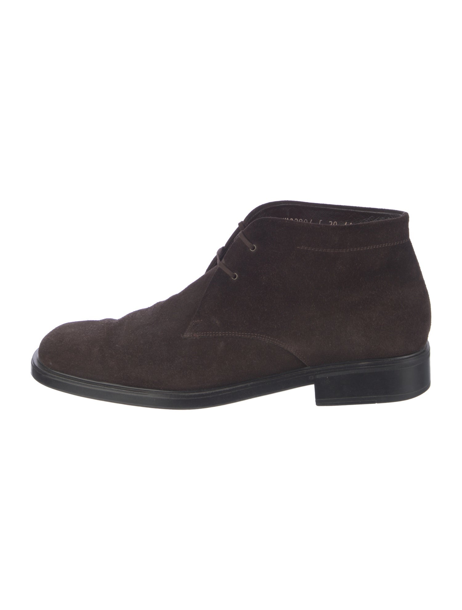 Salvatore Ferragamo Suede Lace-Up Boots