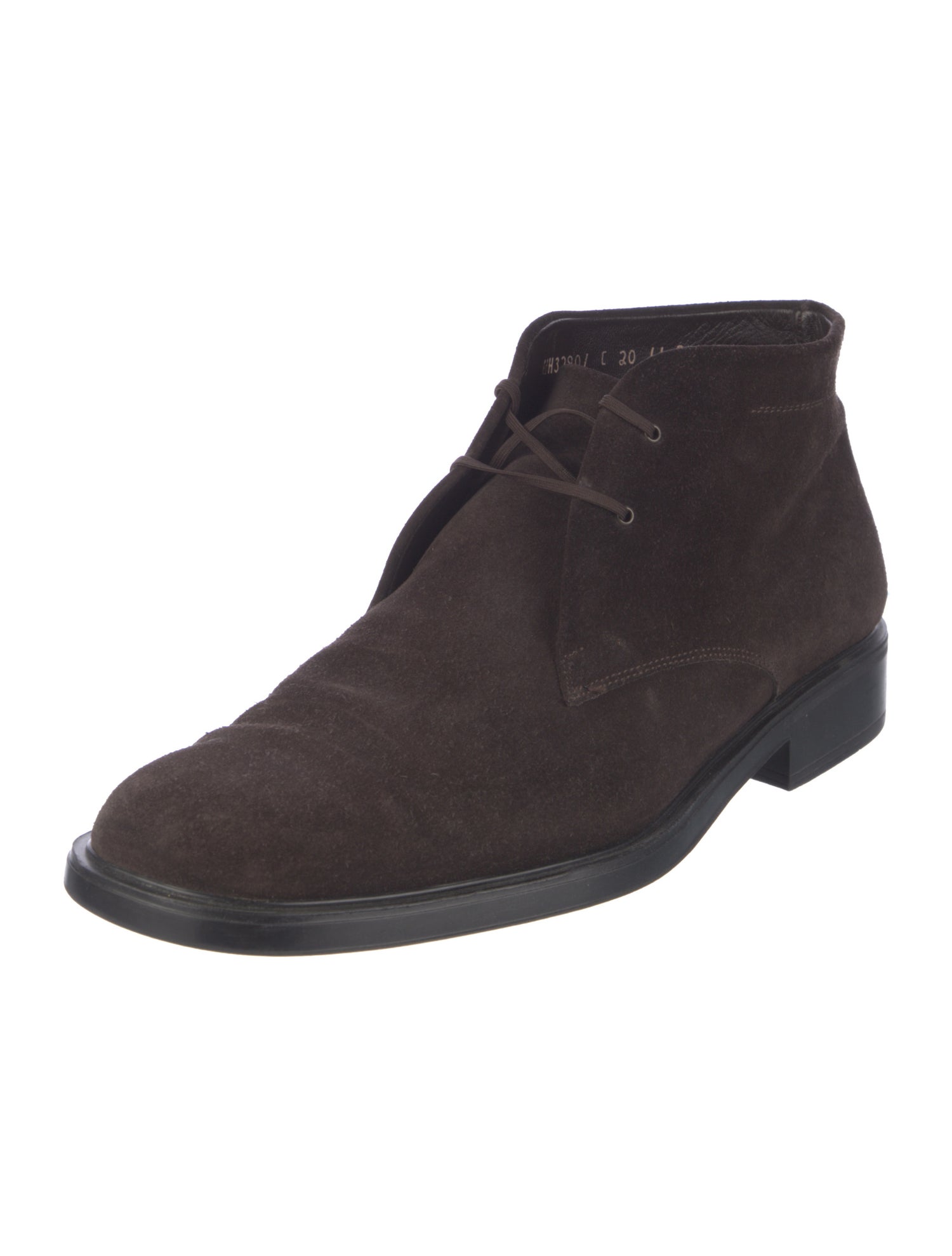 Salvatore Ferragamo Suede Lace-Up Boots