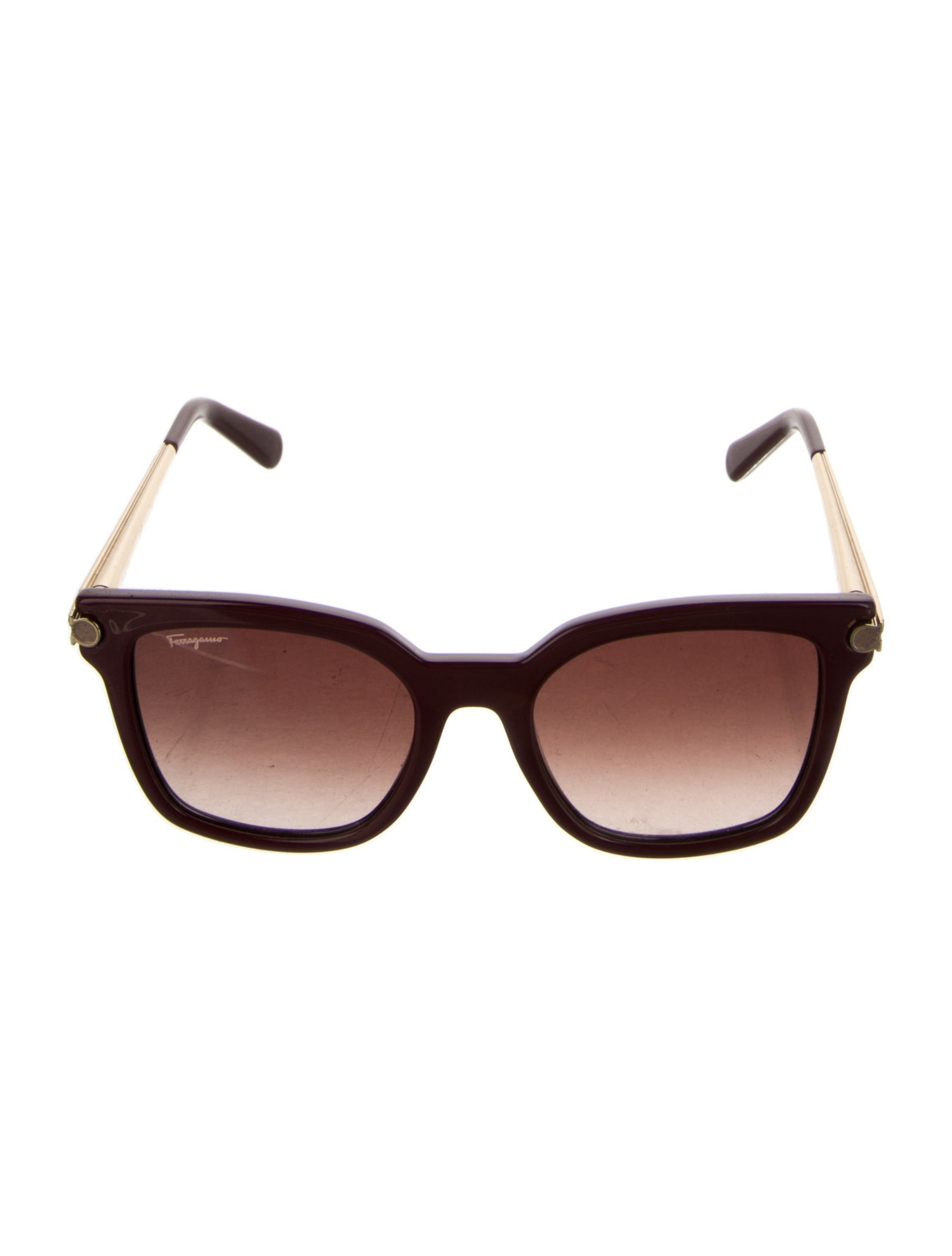Salvatore Ferragamo Square Gradient Sunglasses