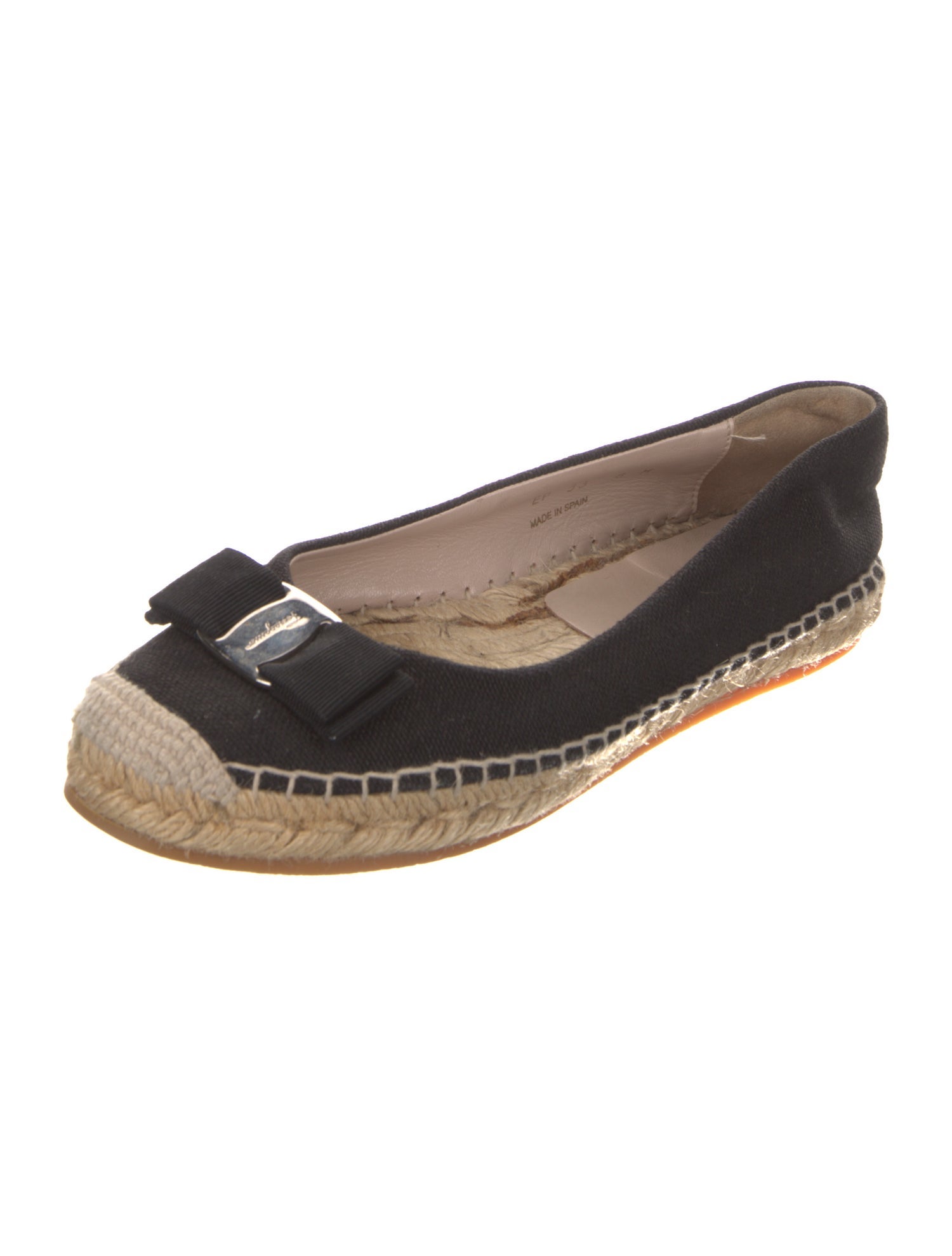 Salvatore Ferragamo Bow Accents Espadrilles
