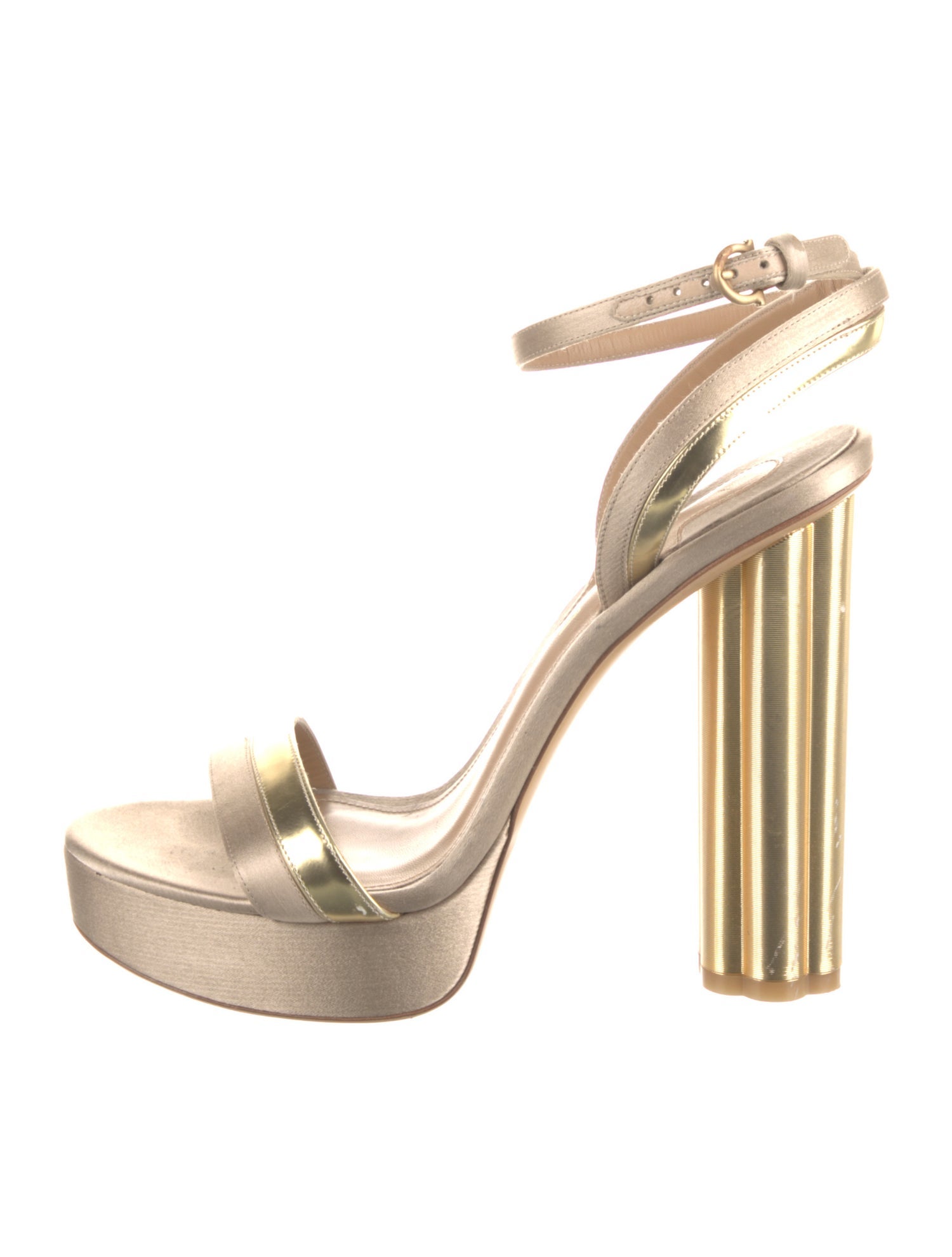 Salvatore Ferragamo Satin Sandals