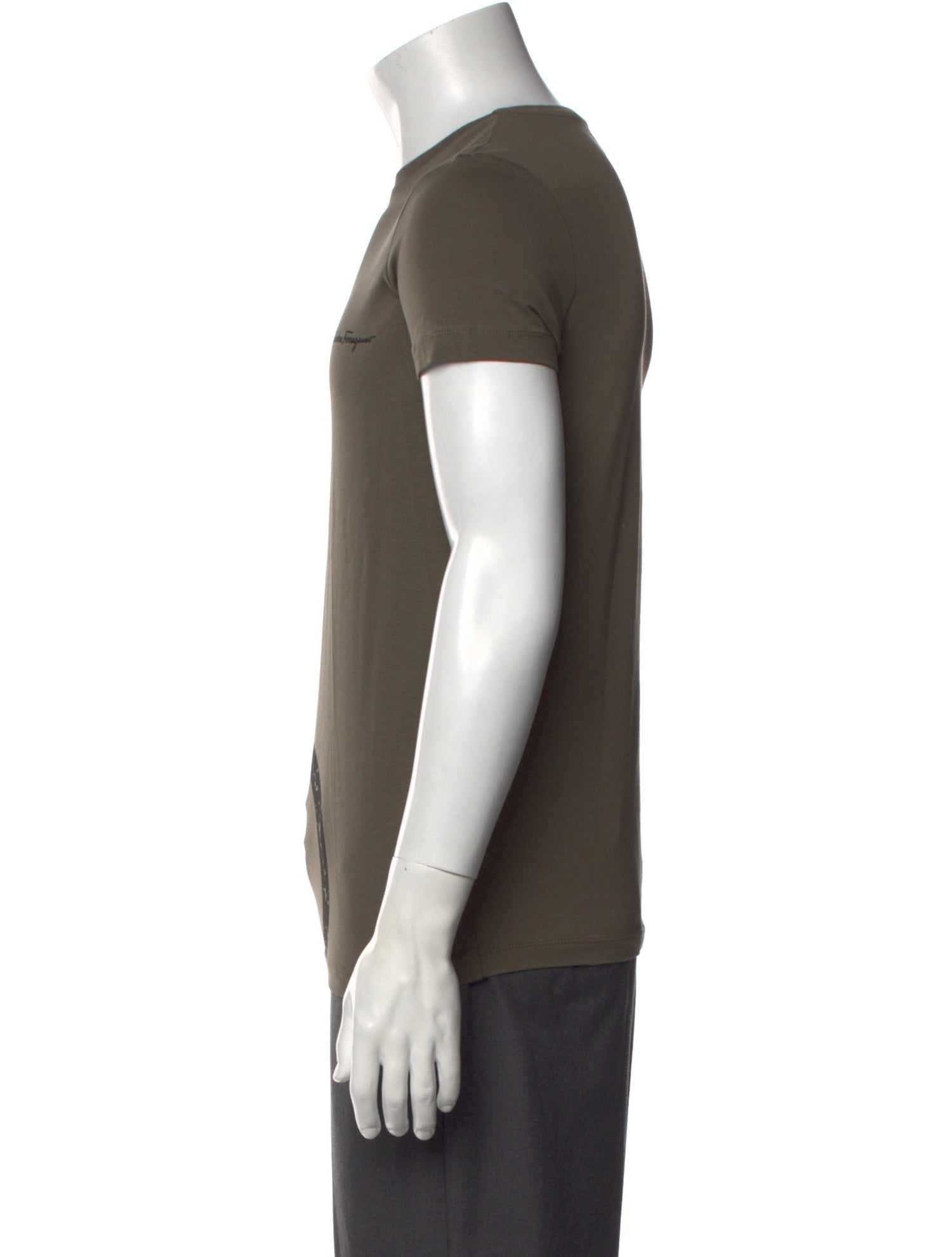 Salvatore Ferragamo Graphic Print Crew Neck T-Shirt