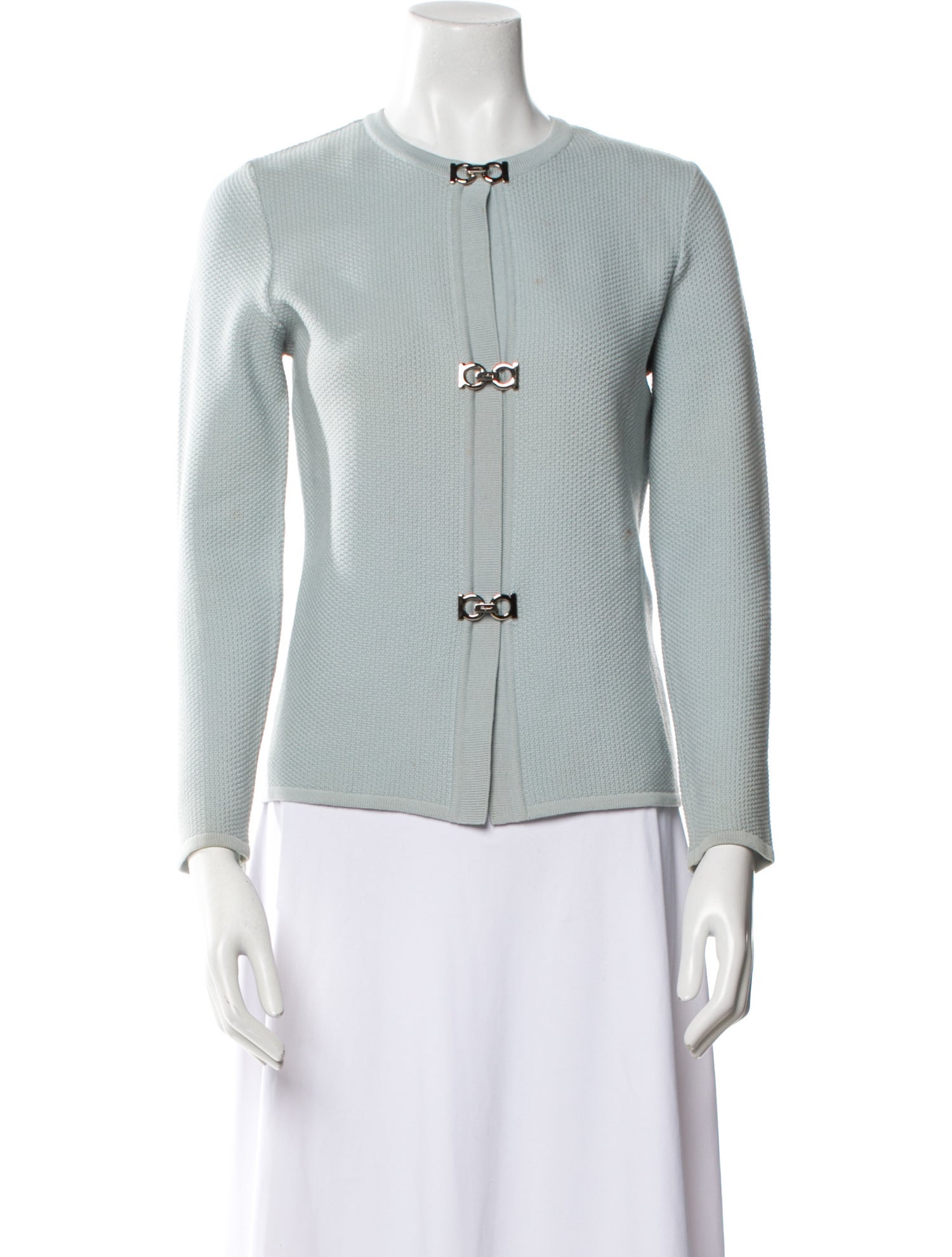 Salvatore Ferragamo Wool Crew Neck Sweater