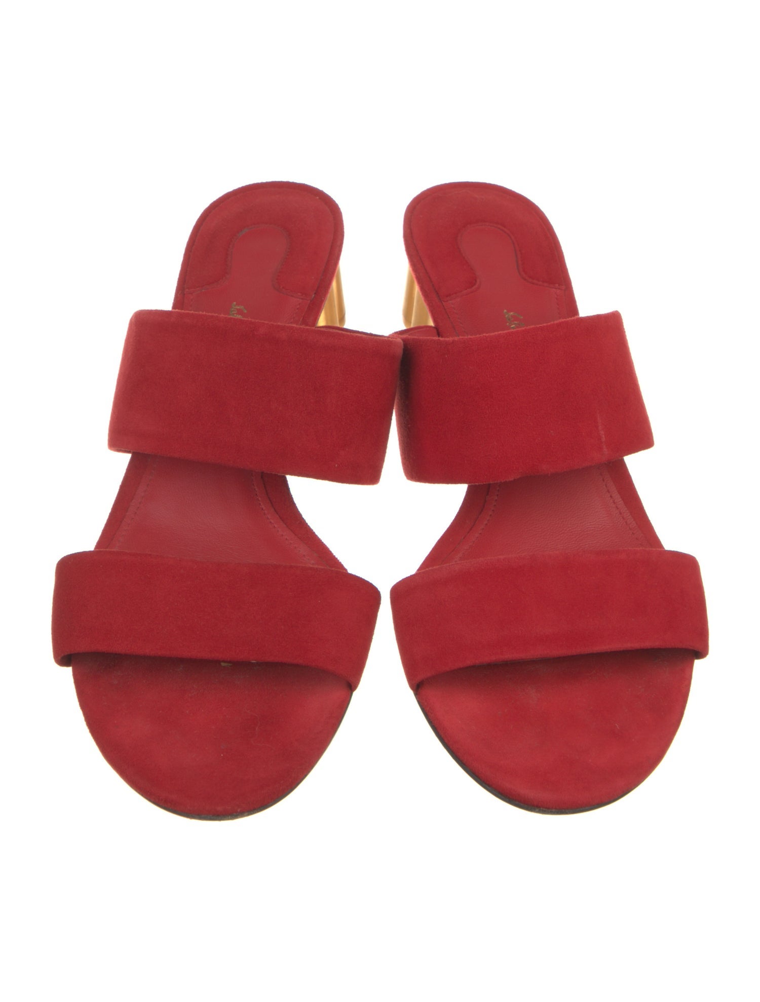 Salvatore Ferragamo Suede Slides