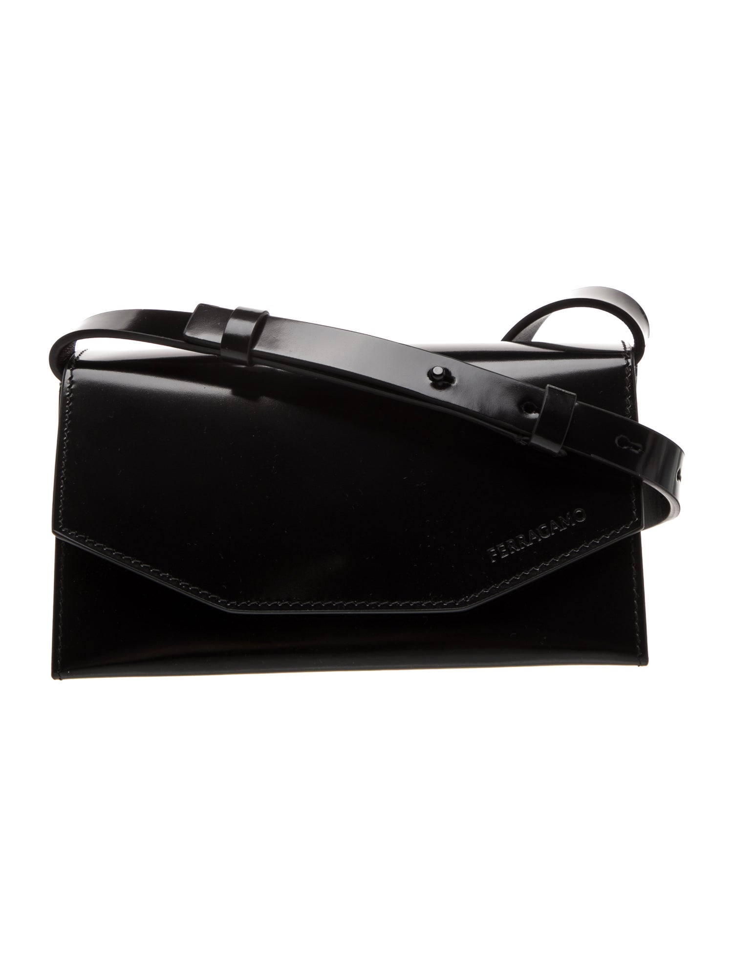 Salvatore Ferragamo Patent Leather Crossbody Bag