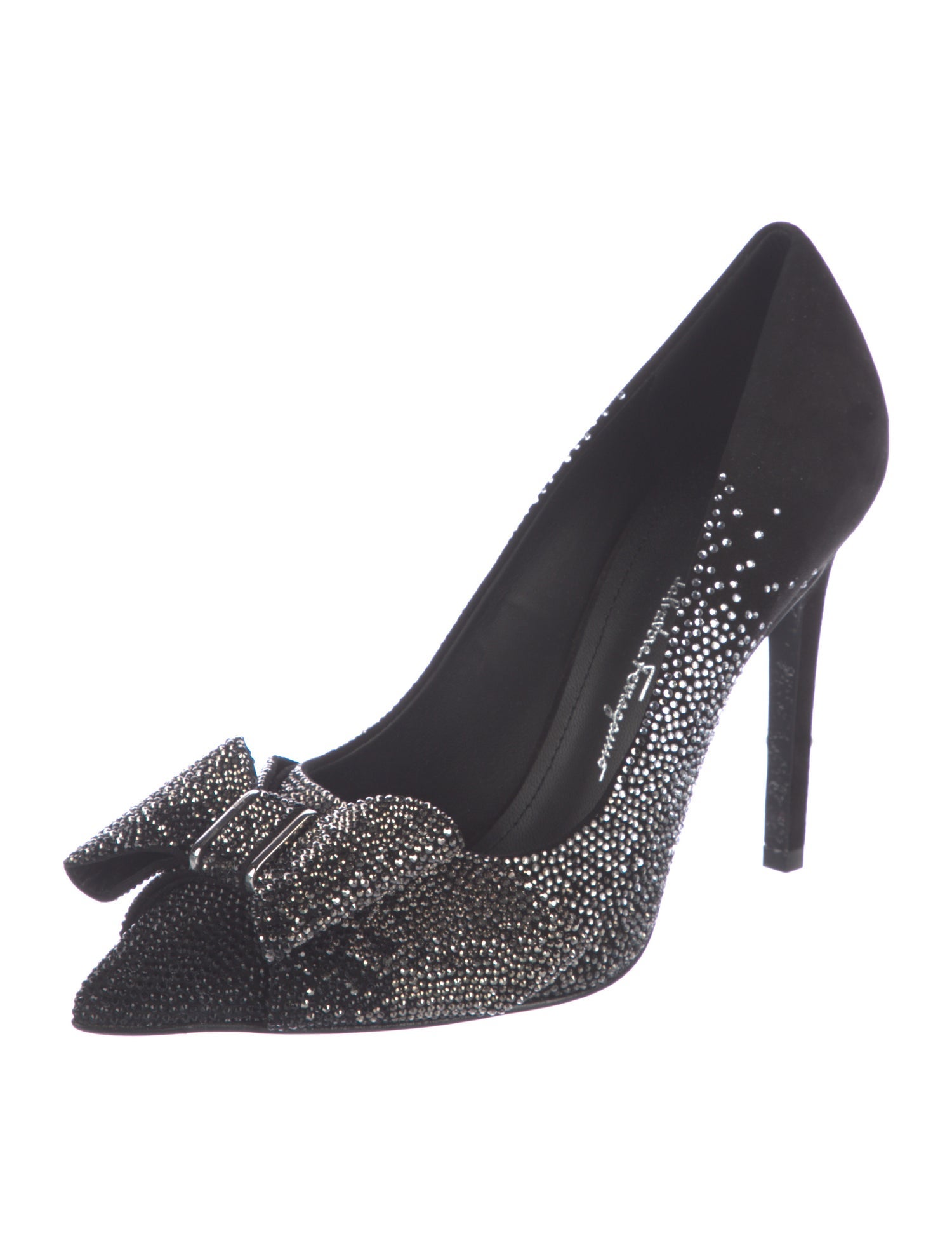 Salvatore Ferragamo Suede Bow Accents Sandals