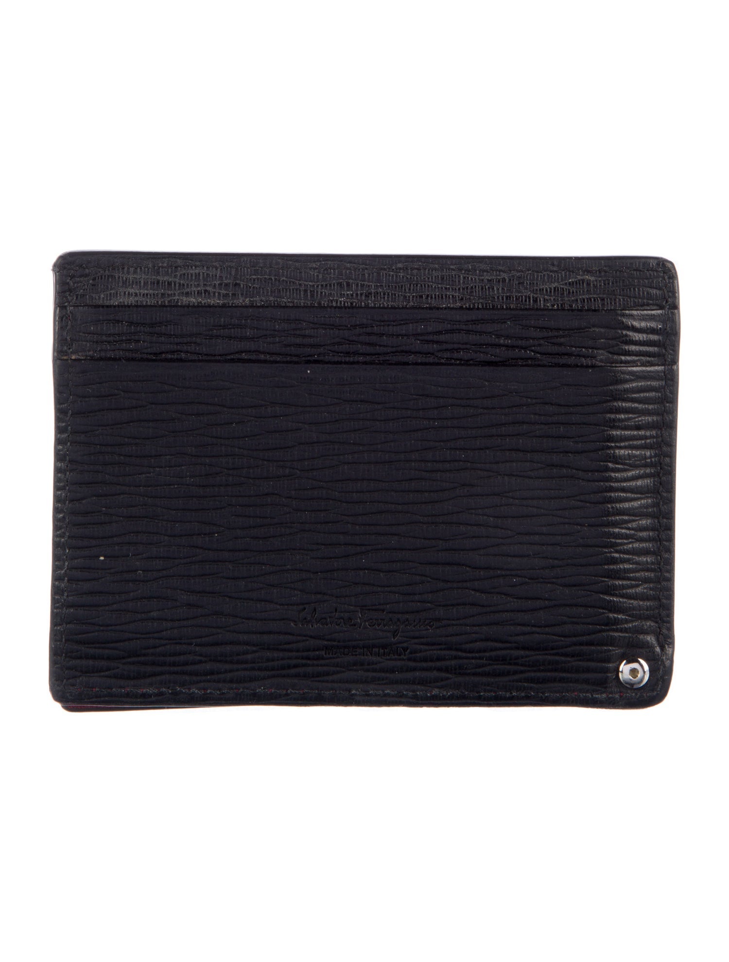 Salvatore Ferragamo Leather Card Holder