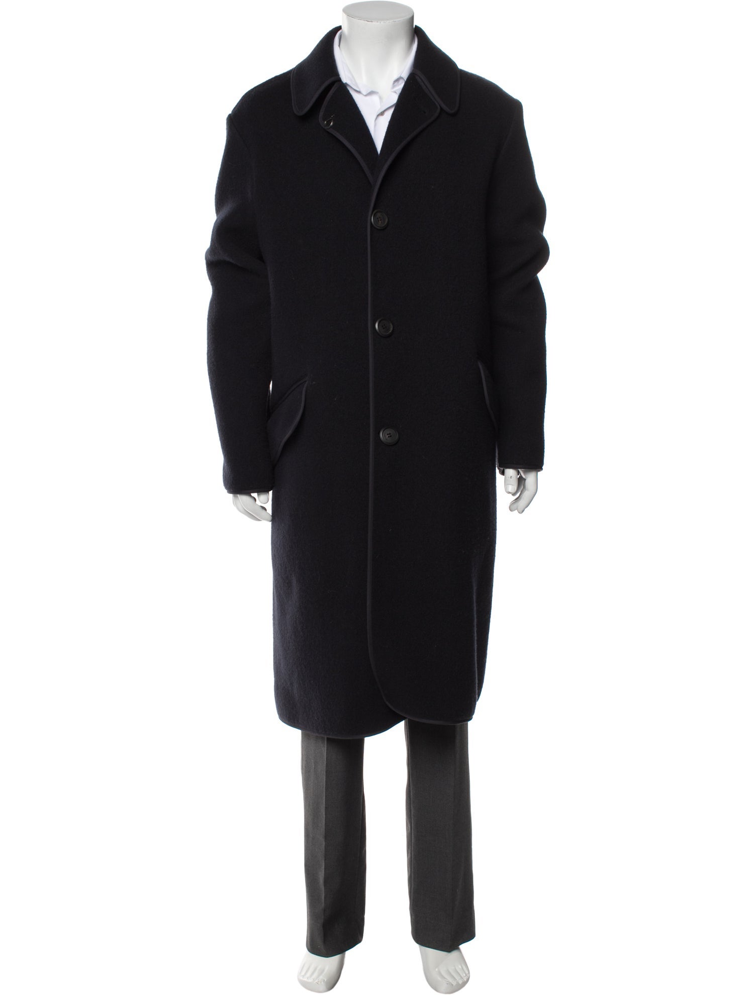 Salvatore Ferragamo Virgin Wool Overcoat