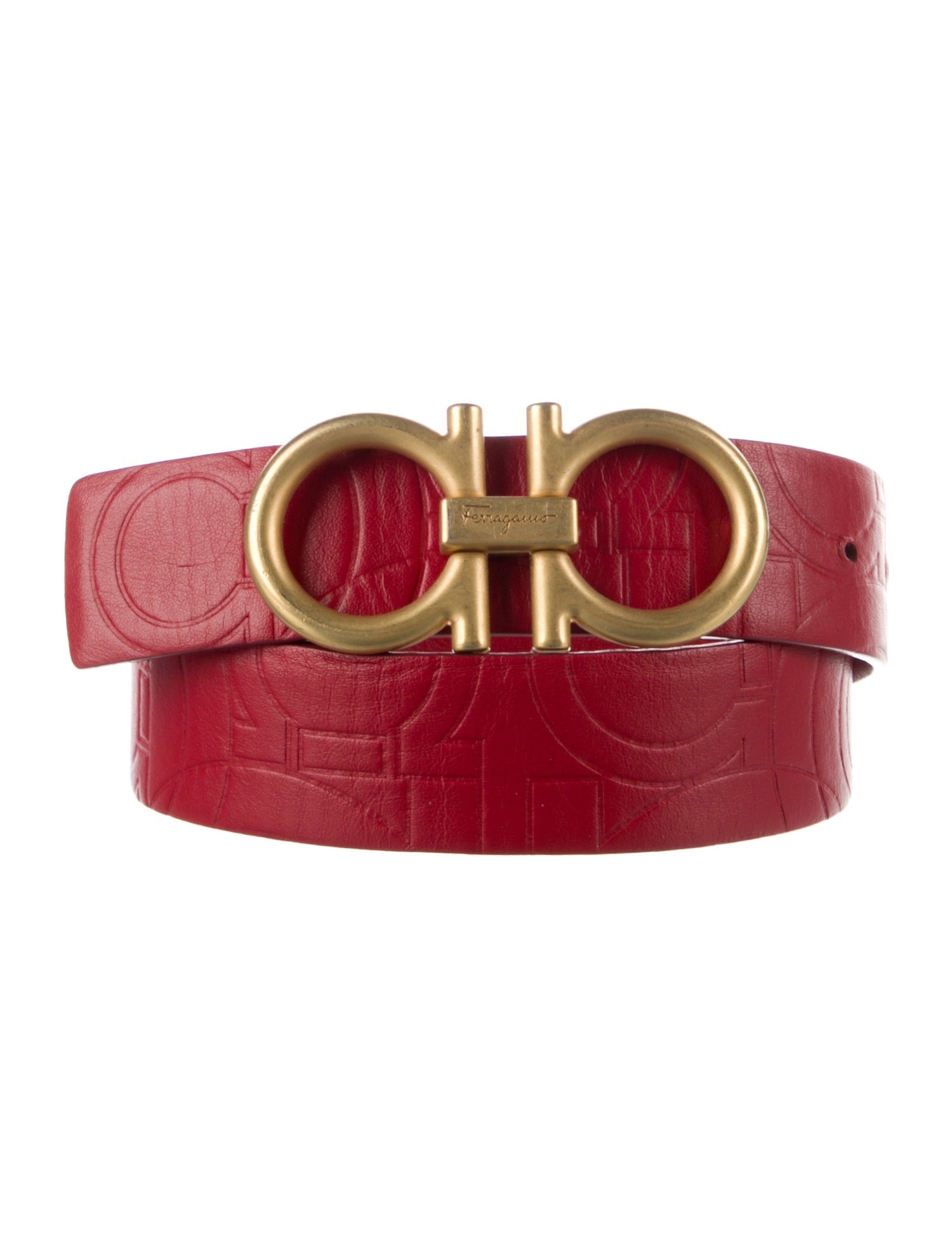 Salvatore Ferragamo Leather Belt Kit