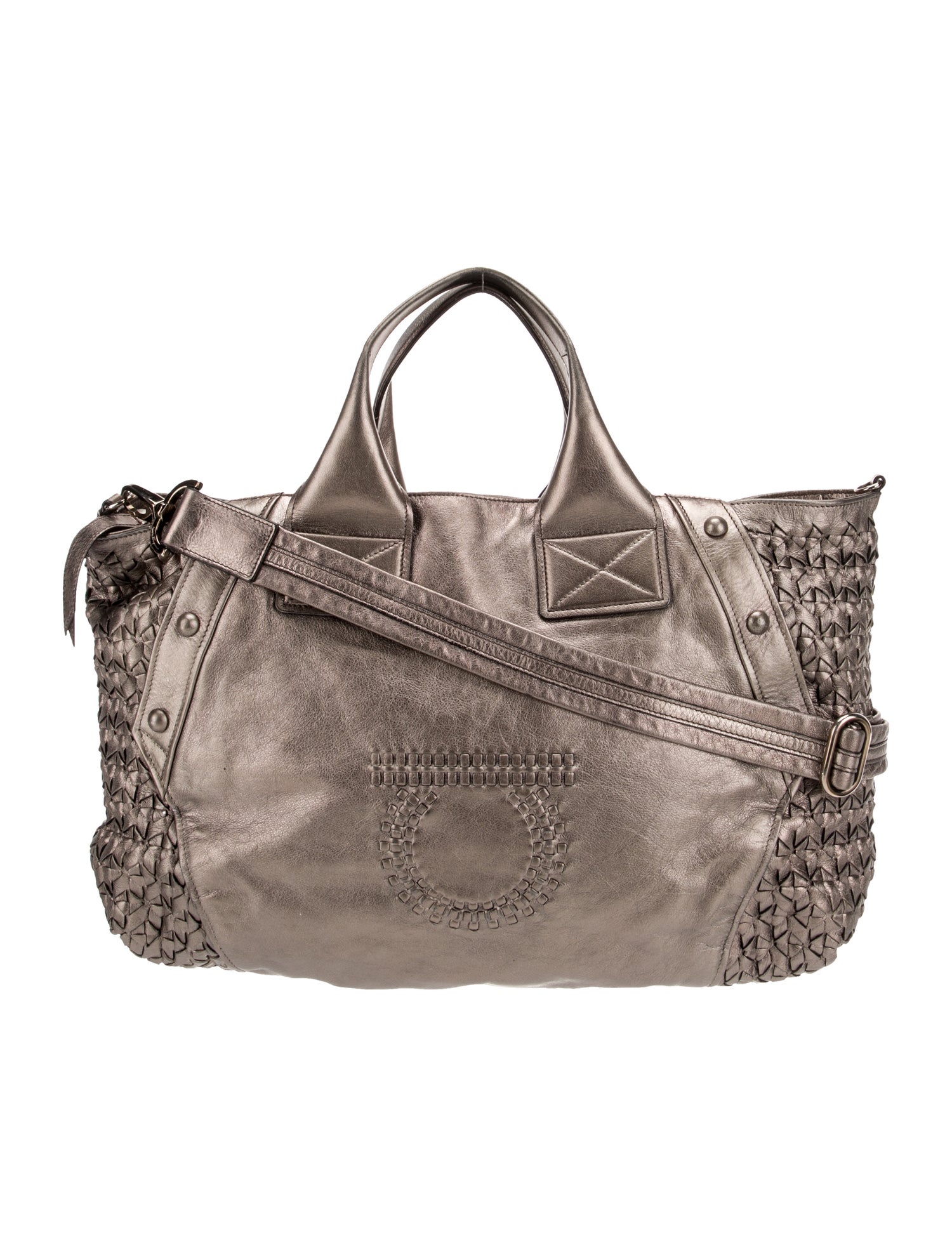 Salvatore Ferragamo Leather Top Handle Bag