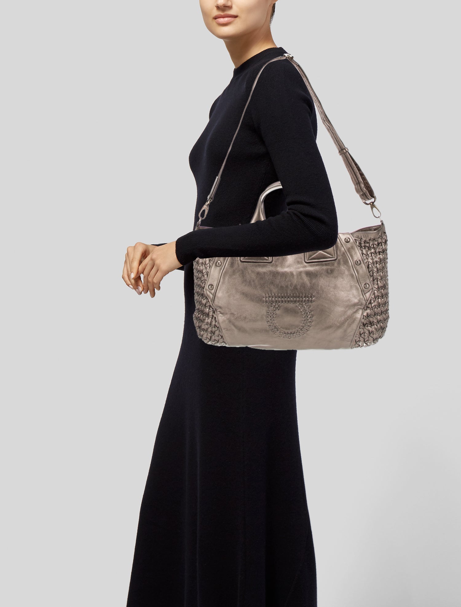 Salvatore Ferragamo Leather Top Handle Bag