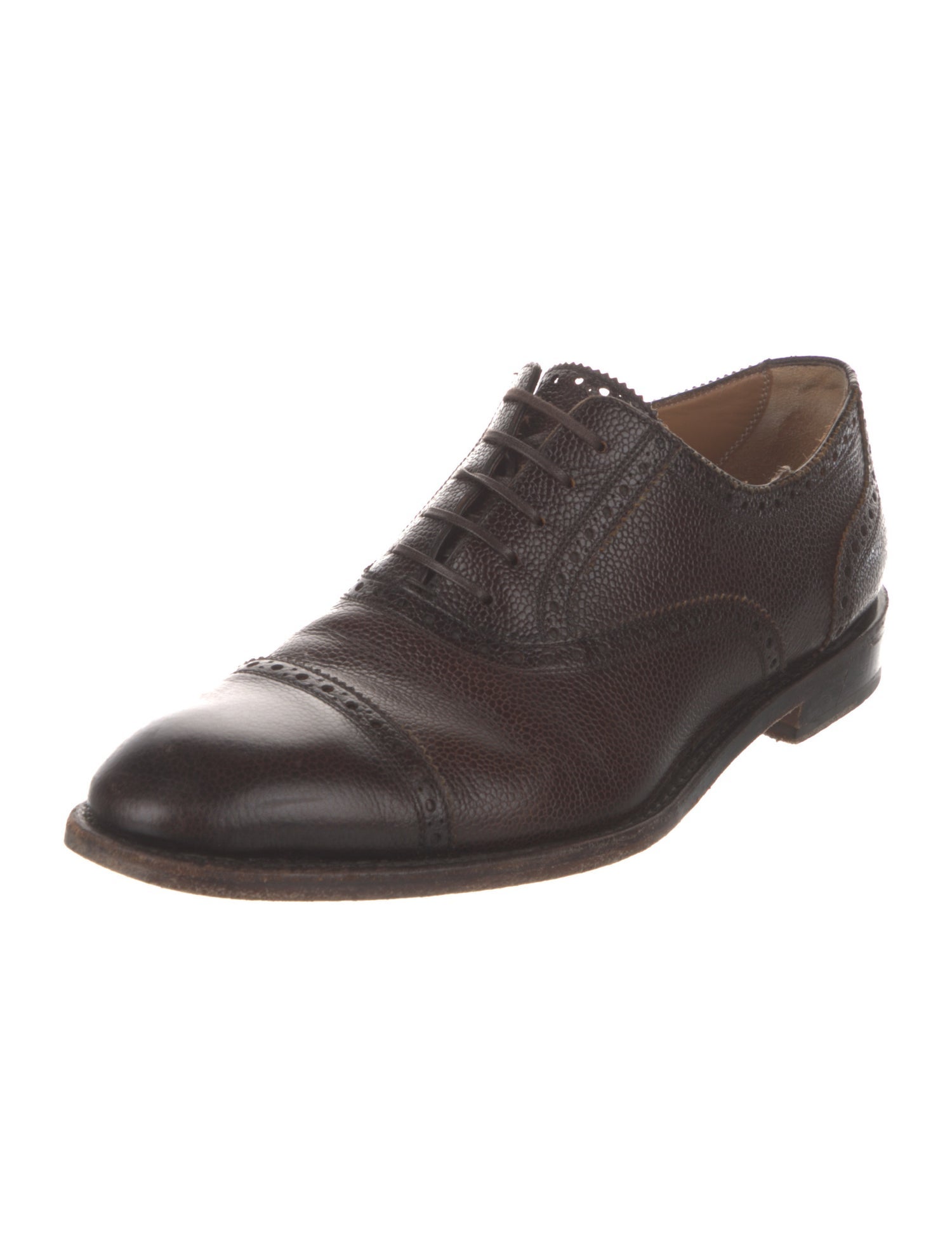 Salvatore Ferragamo Leather Brogues