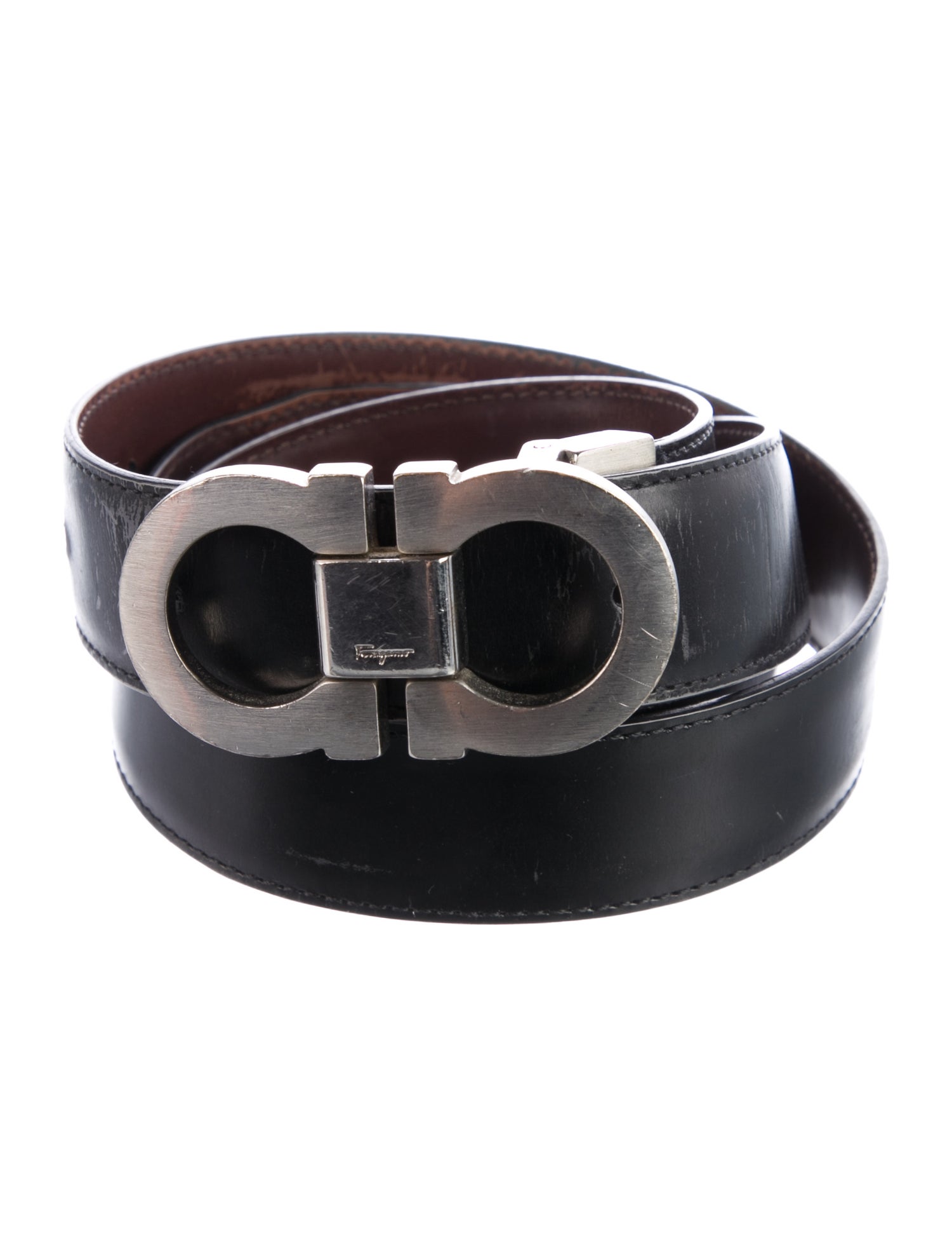 Salvatore Ferragamo Leather Belt Kit